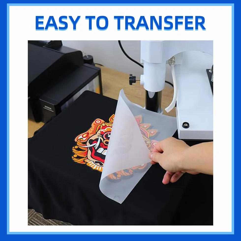 Folia transferowa DTF A3 50 arkuszy 11,7 x 16,5 błyszcząca PET do sublimacji