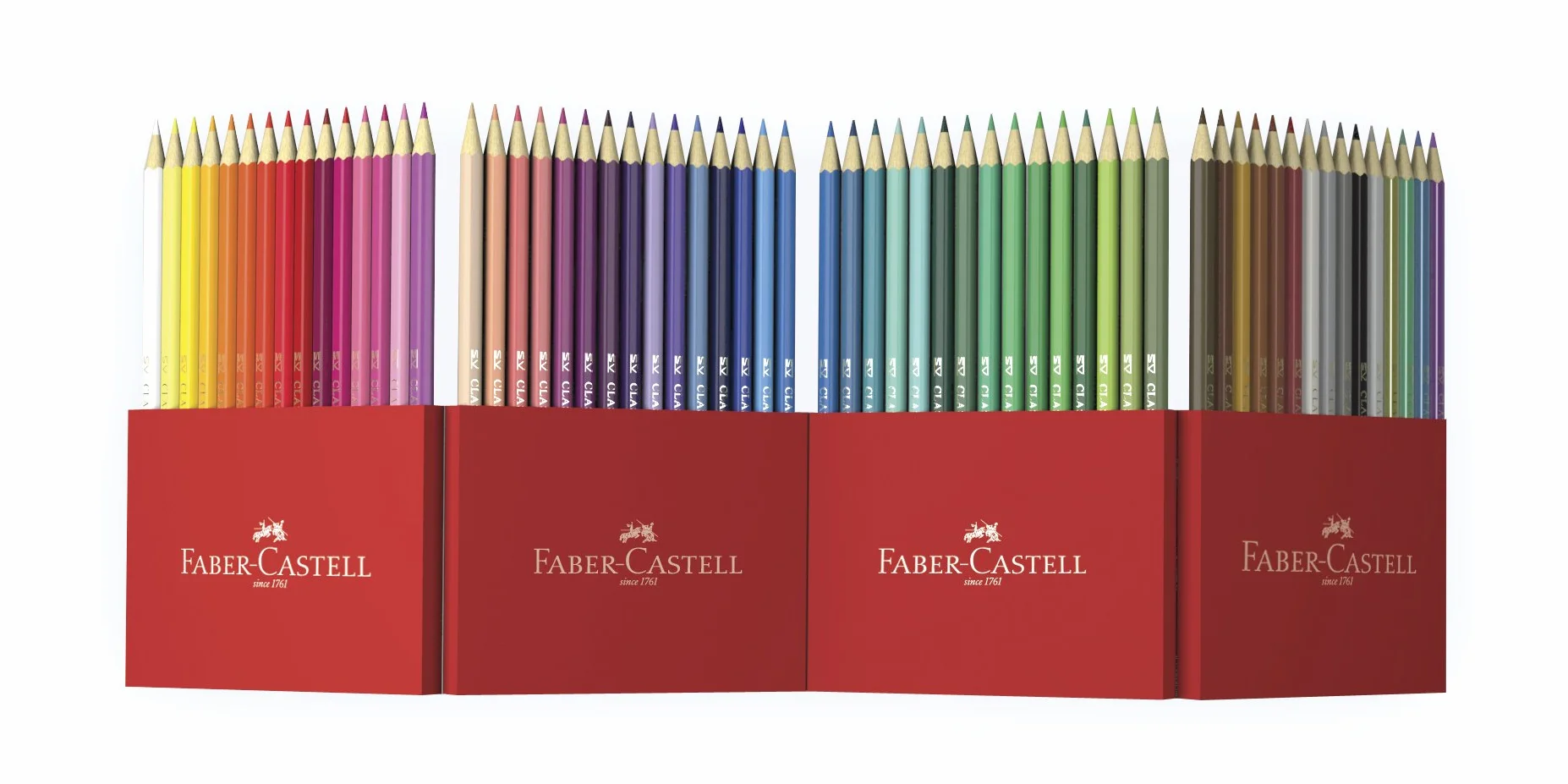 FABER-CASTELL 111260 – zestaw kredek Castle, 60 sztuk, sześciokątne, odporne na łamanie, dla dzieci i dorosłych