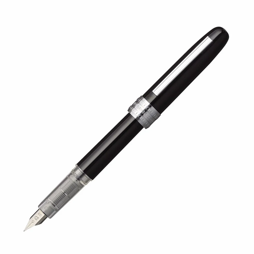 Platinum Plasir Pióro wieczne, czarne, PGB-10001