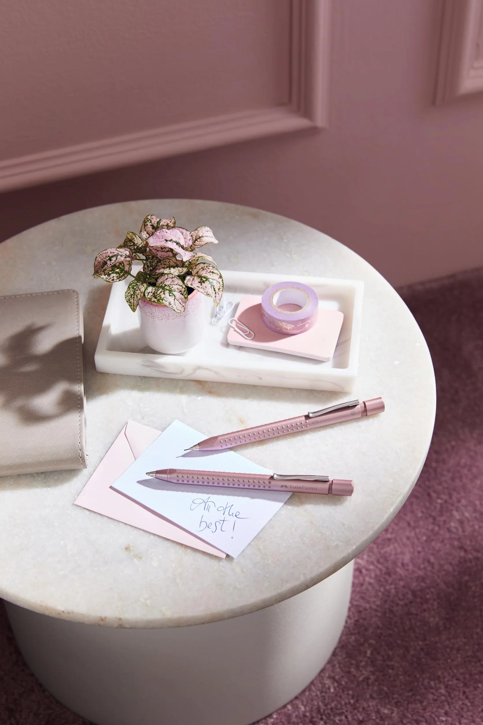 Faber-Castell 201539 - Zestaw Stylograficzny - PLuma M i XB M Pen - Różowy Palo