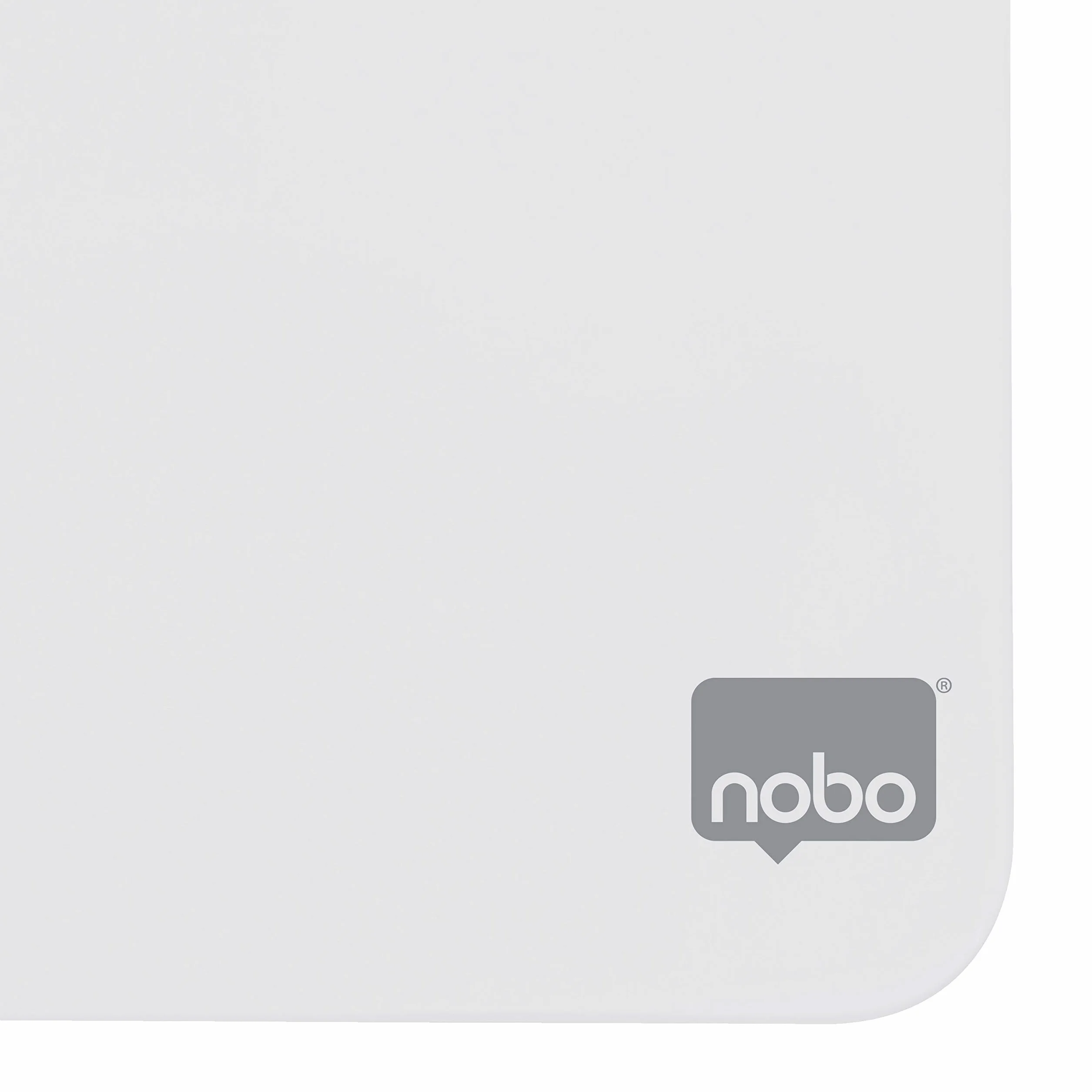 Nobo Mała Suchościeralna Tablica Magnetyczna Bezramkowa Montaż Ścienny 360 × 360 mm Biała