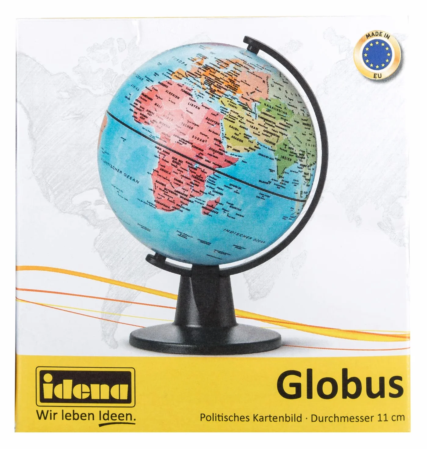 Idena Globus z mapą polityczną 11 cm do szkoły