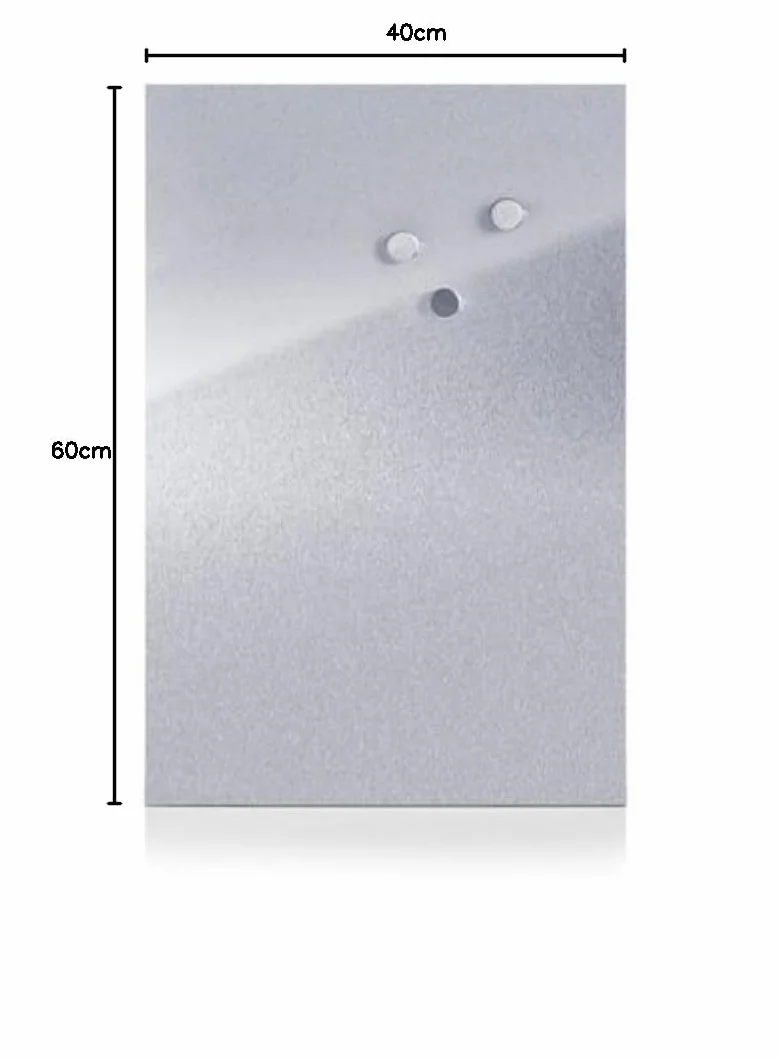 Zeller 11120 Tablica Magnetyczna, Srebrna, 40 x 60cm