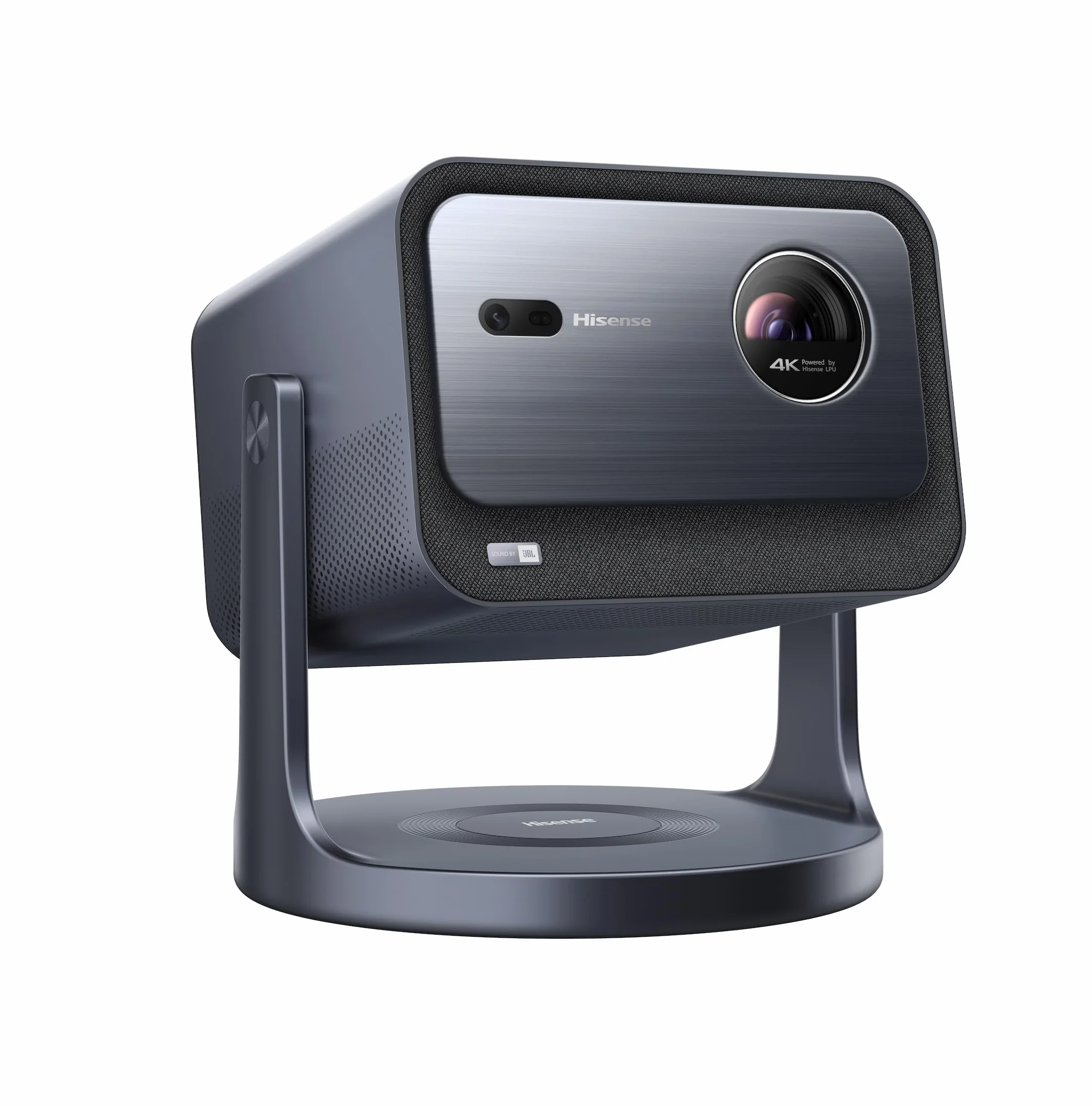 Hisense C2 Smart Mini projektor 4K UHD RGB Laser (65-300 cali), Dolby Vision, HDR, JBL Speaker, 2000 ANSI lumenów, tryb gry, obrotowa podstawa