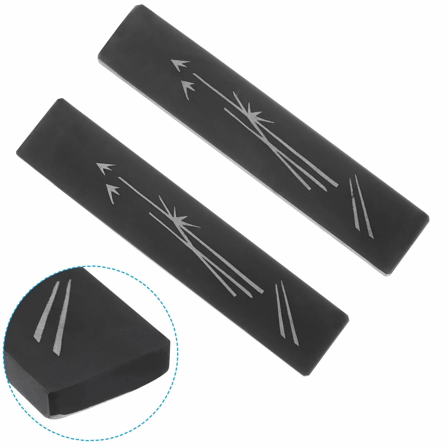 PATIKIL Ciężarki do papieru do kaligrafii, 1 para, 18 cm, chiński kamień