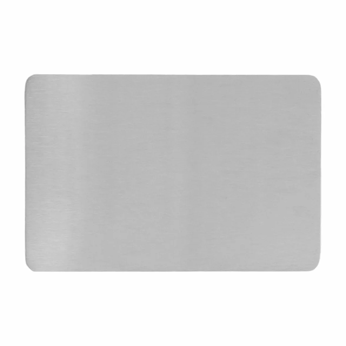 Riven 10 sztuk pustych metalowych wizytówek, wizytówek ze stali nierdzewnej, do grawerowania, drukowania, indywidualnego wzornictwa i wielu innych