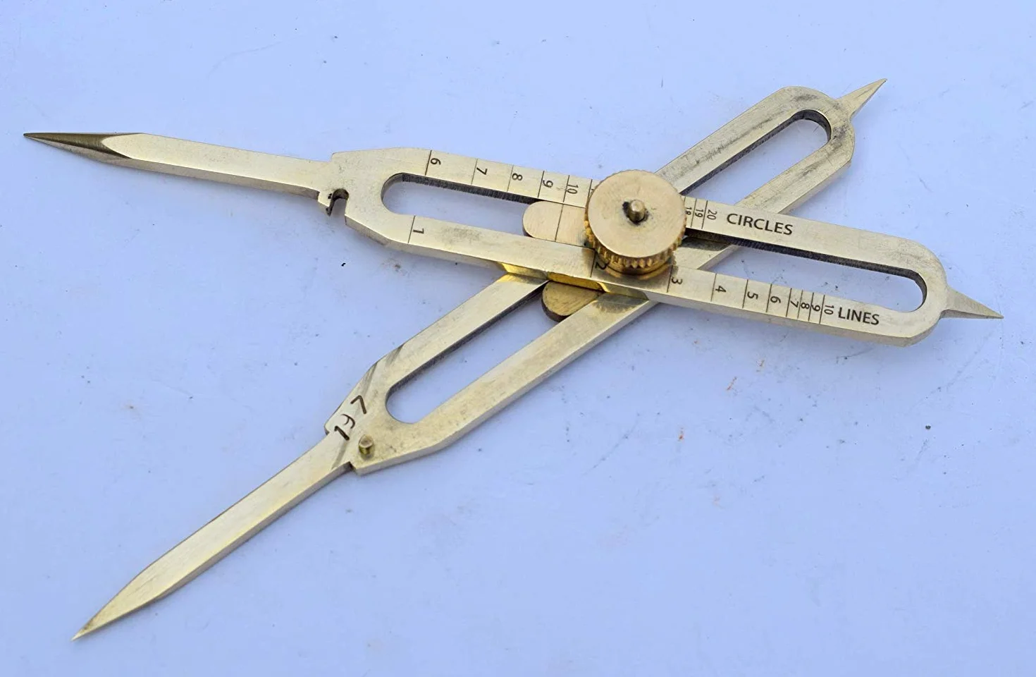 Przegroda z litego mosiądzu, narzędzie proporcjonalne, 15 cm, suwmiarka kompas nawigacyjny