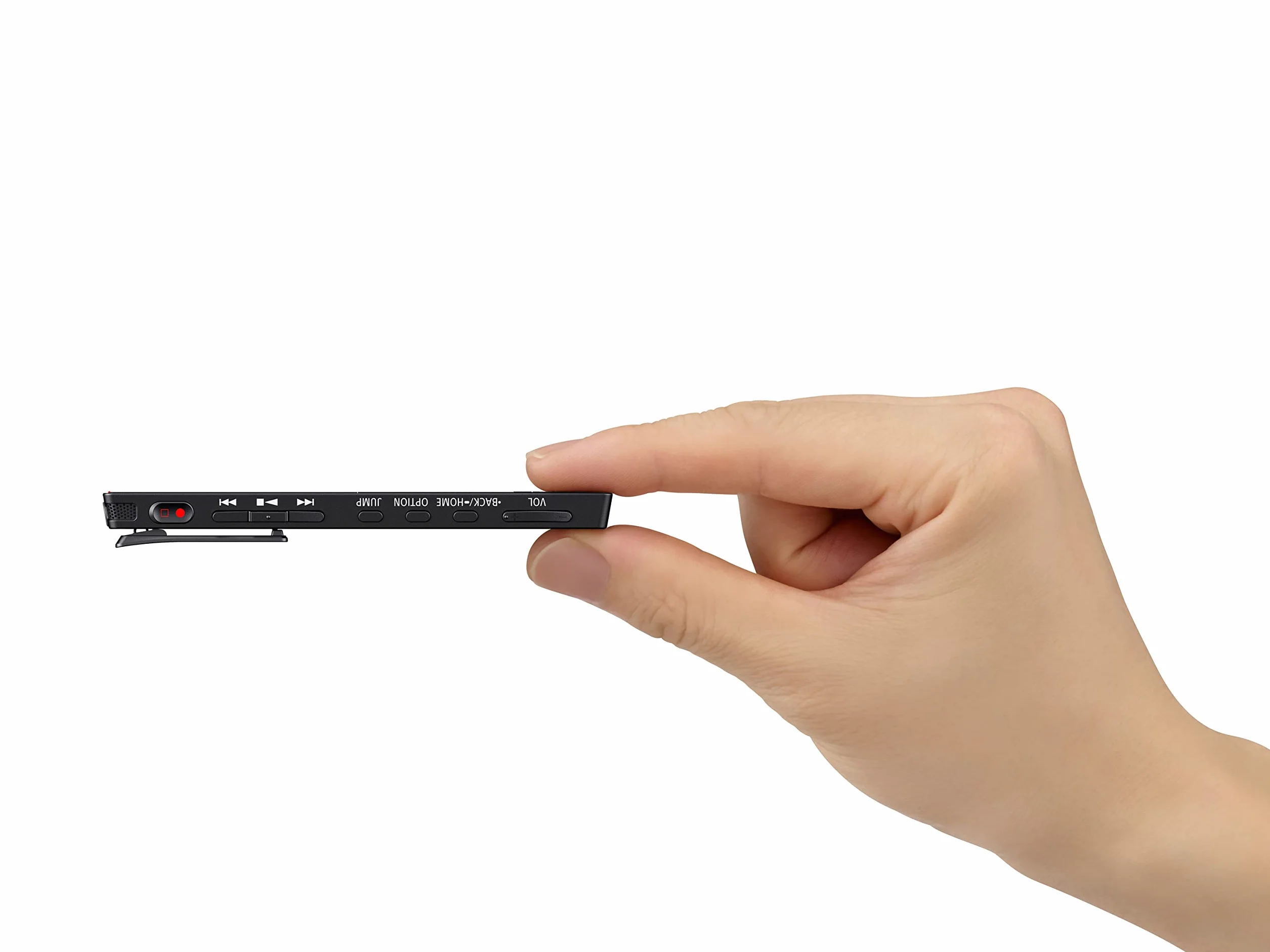 Sony ICD-TX660 smukły dyktafon cyfrowy z wyświetlaczem OLED, czarny