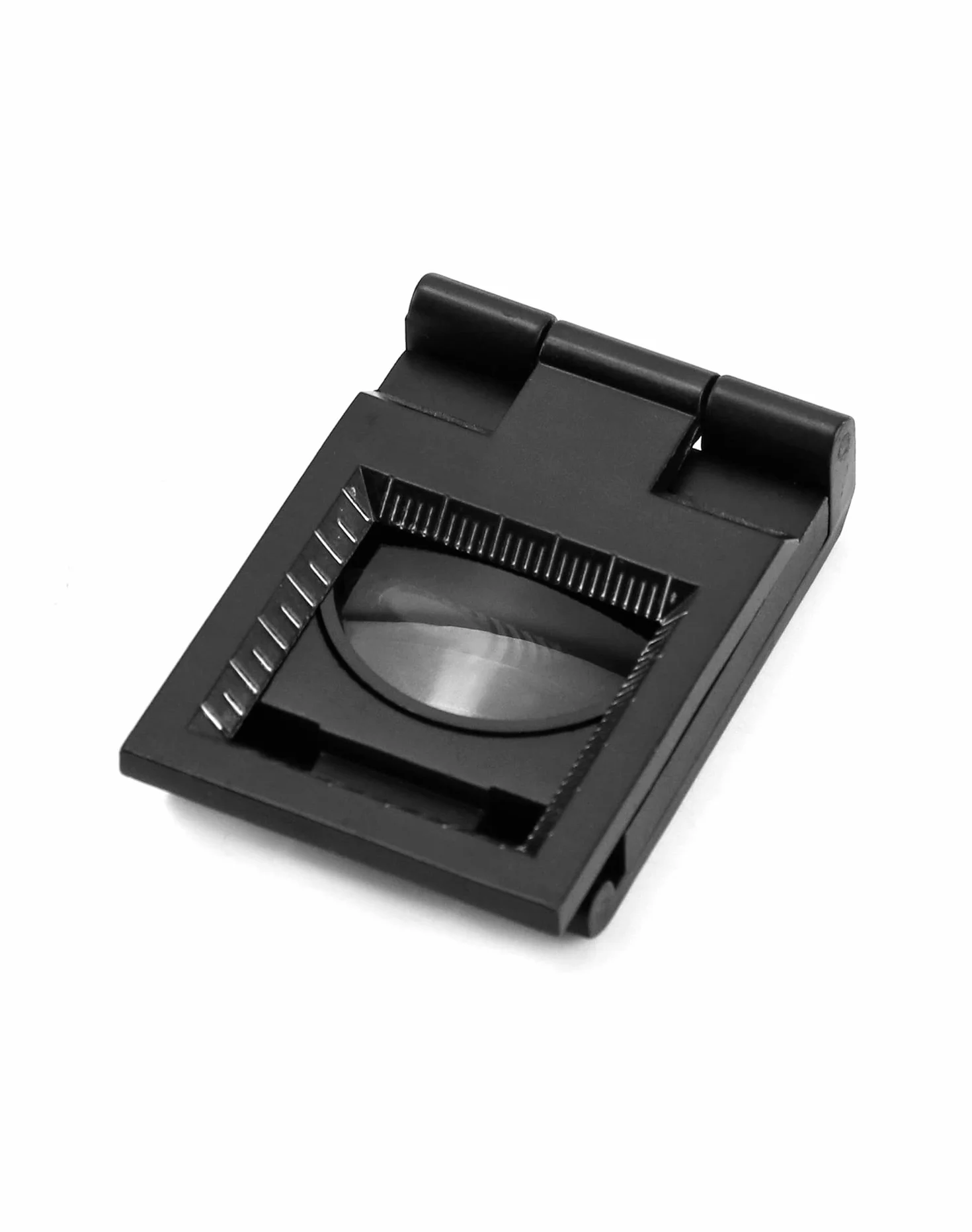 QWORK® 3 kawałki Mini składana lupa, lupa 10X z linijką, licznik nici metalowej do lutowania, szycia, czytania, tekstyliów