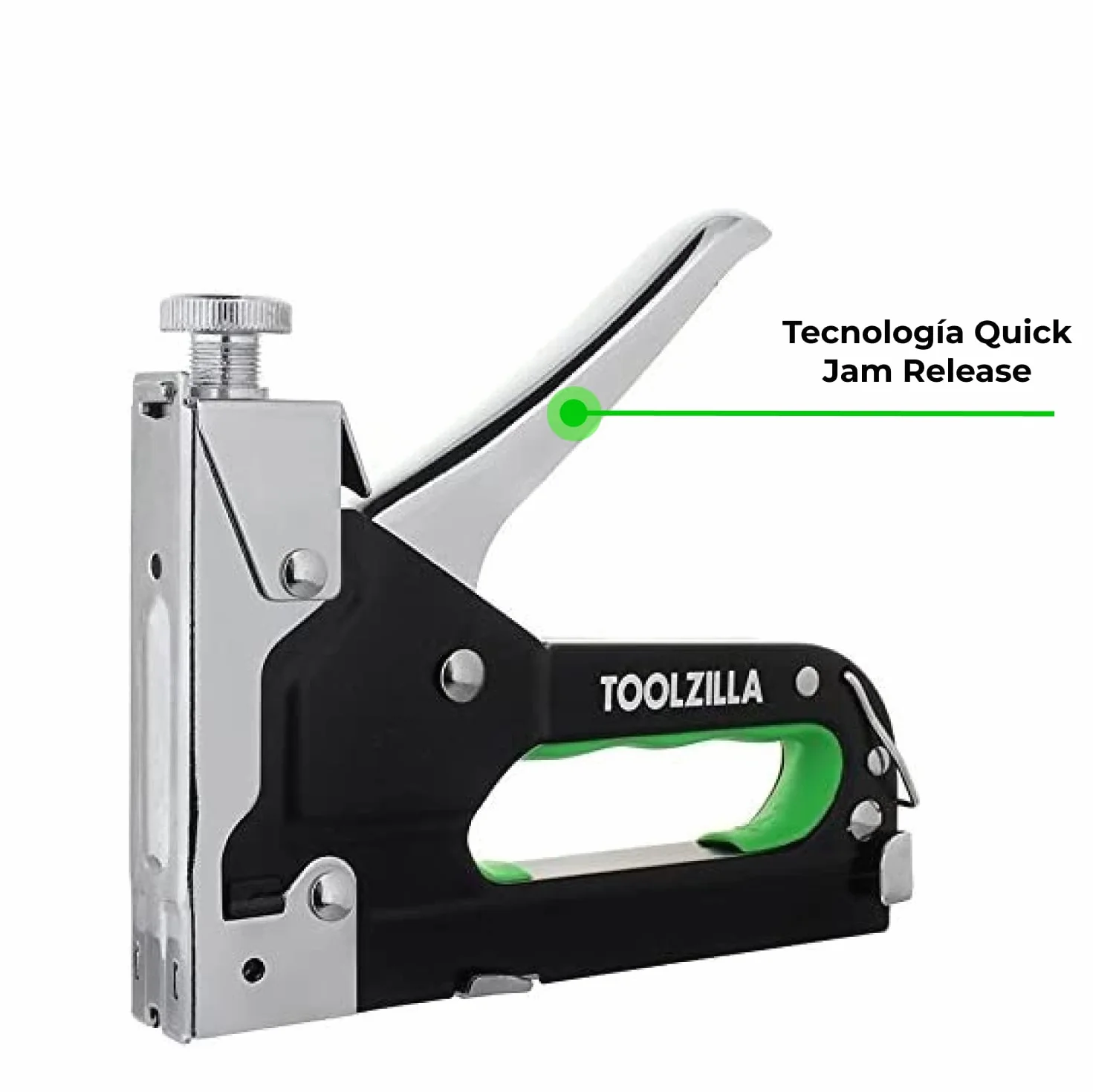 TOOLZILLA Zszywacz - zszywacz do gwoździ - profesjonalny zszywacz ręczny 3 w 1 i różne punkty..