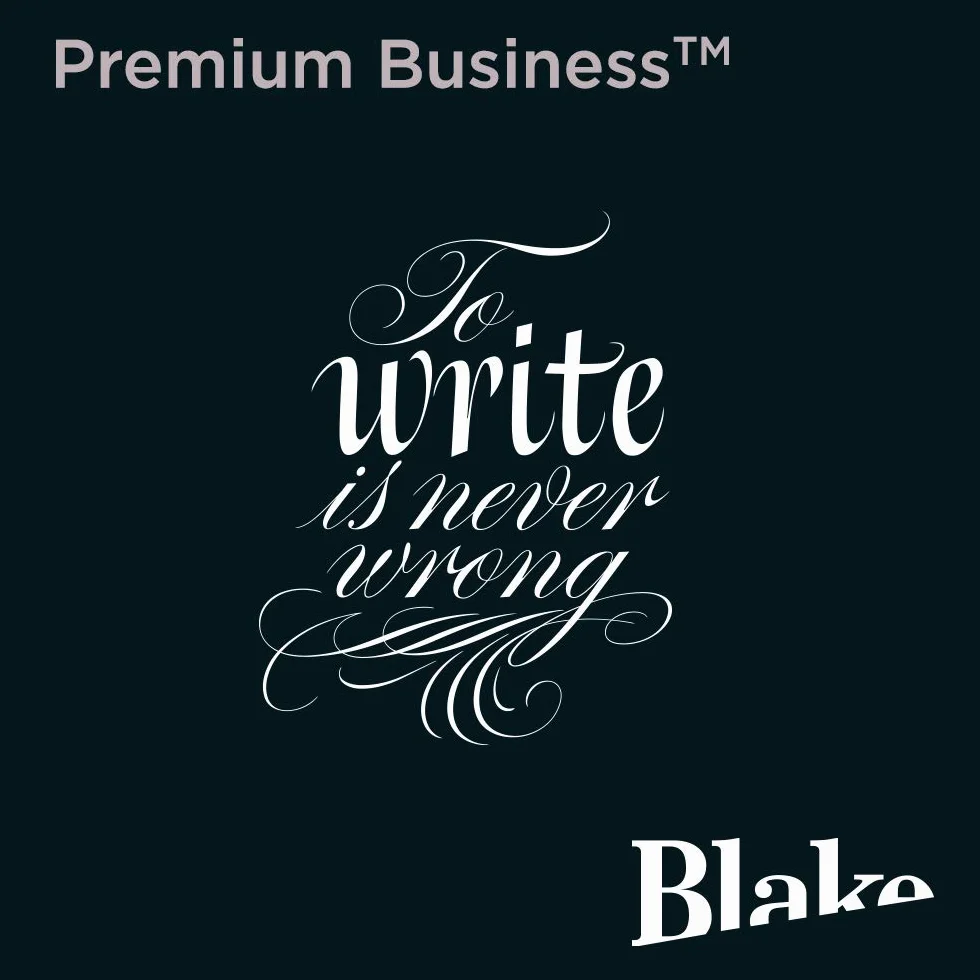 Blake Premium Business 162 X 229 Mm 120 gsm Portfel Odrywane I Zamykane 39455 High White Laid Pakiet 500