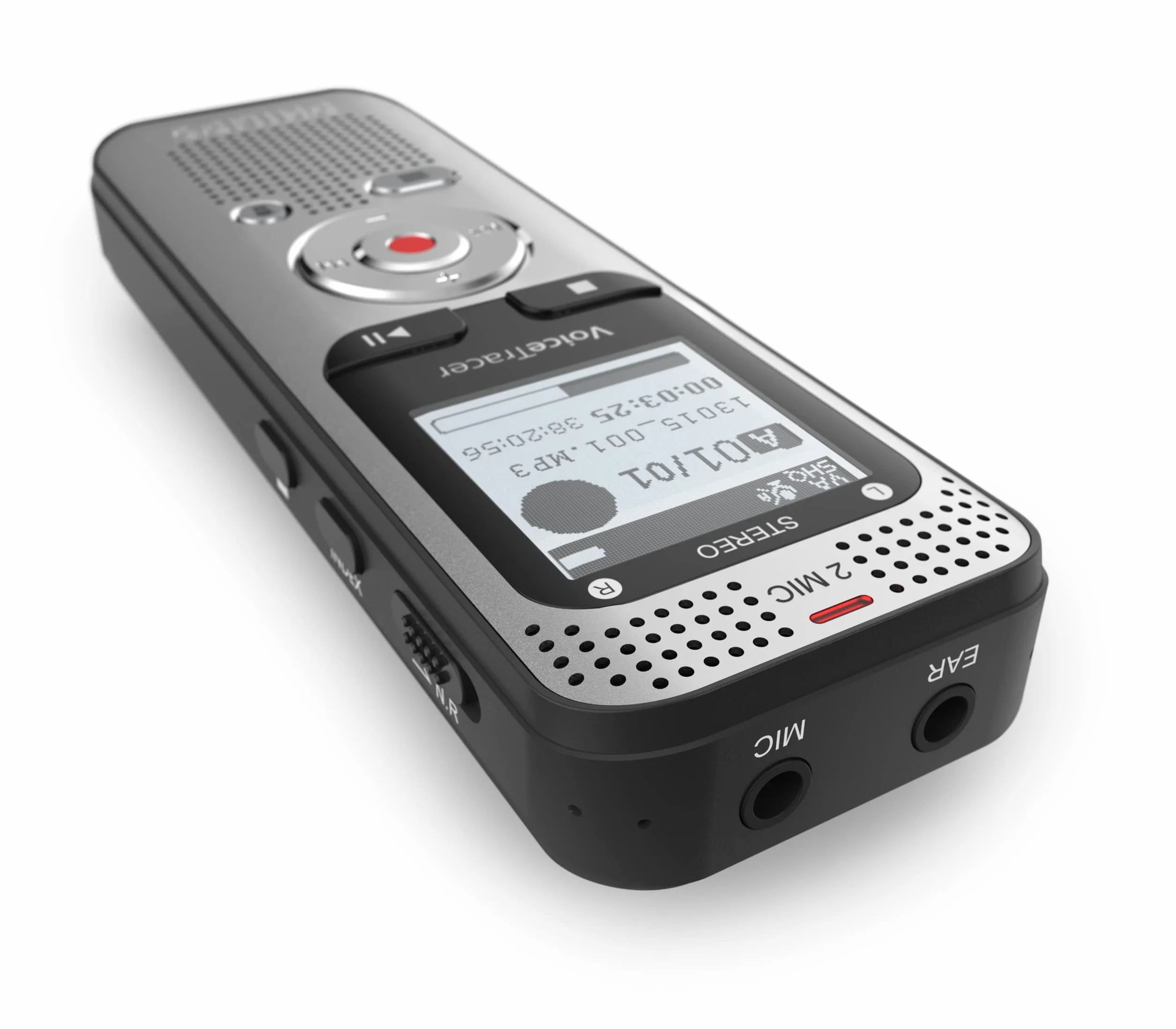 Philips DVT2015 VoiceTracer, dyktafon, nagrywarka, MP3, HiFi stereo, w zestawie licencja testowa Sembly AI: transkrypcja i podsumowania sztucznej inteligencji