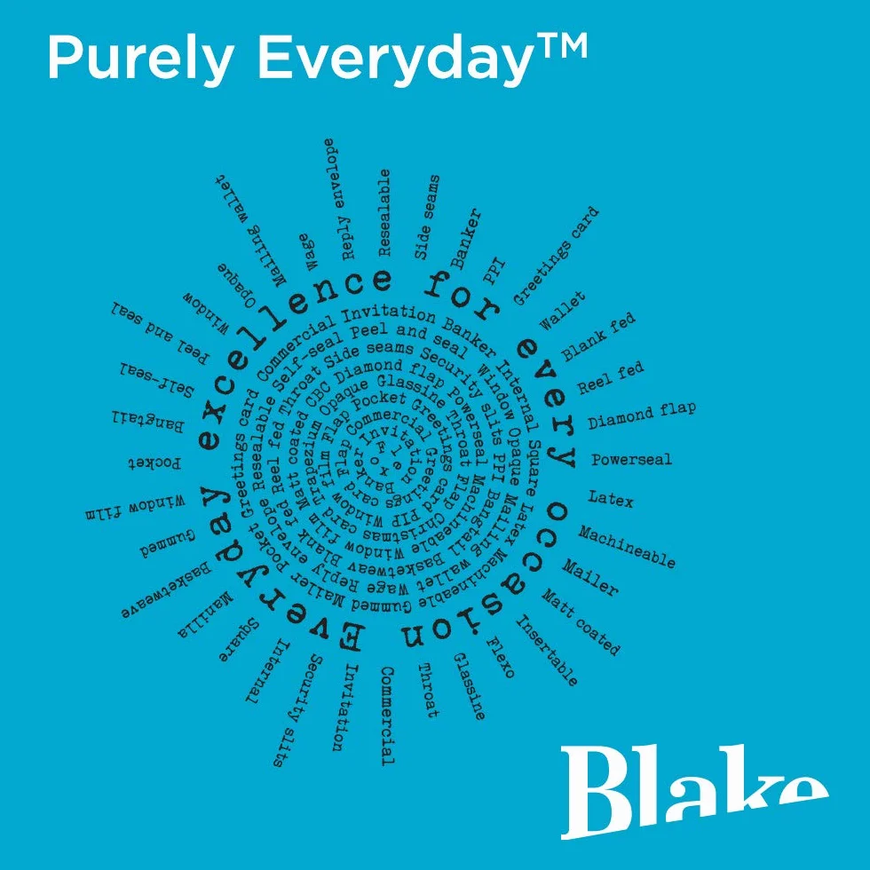 Blake Everyday 98 X 67 Mm 80 gsm Kieszeń Gumowane 117700 Biały Pakiet 500