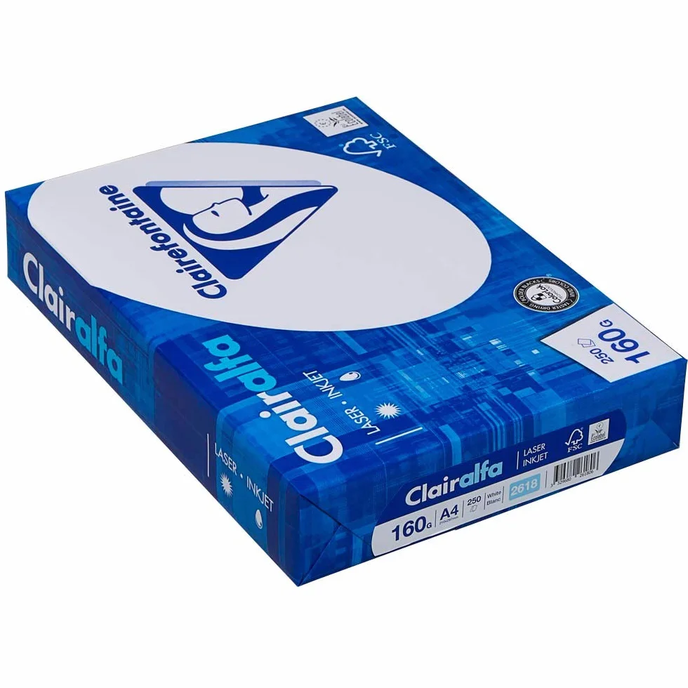 Clairefontaine papier do drukarki A4 160 g biały 250 arkuszów