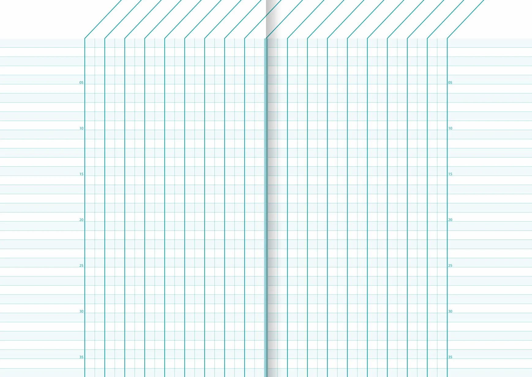 Clairefontaine 3689C Zeszyt zszywany dla nauczycieli – Format: A5 14,8x21 cm – 40 stron z odrywanymi marginesami – Papier rejestrowy zielony 110 g – Okładka kartonowa powlekana – Kolor losowy