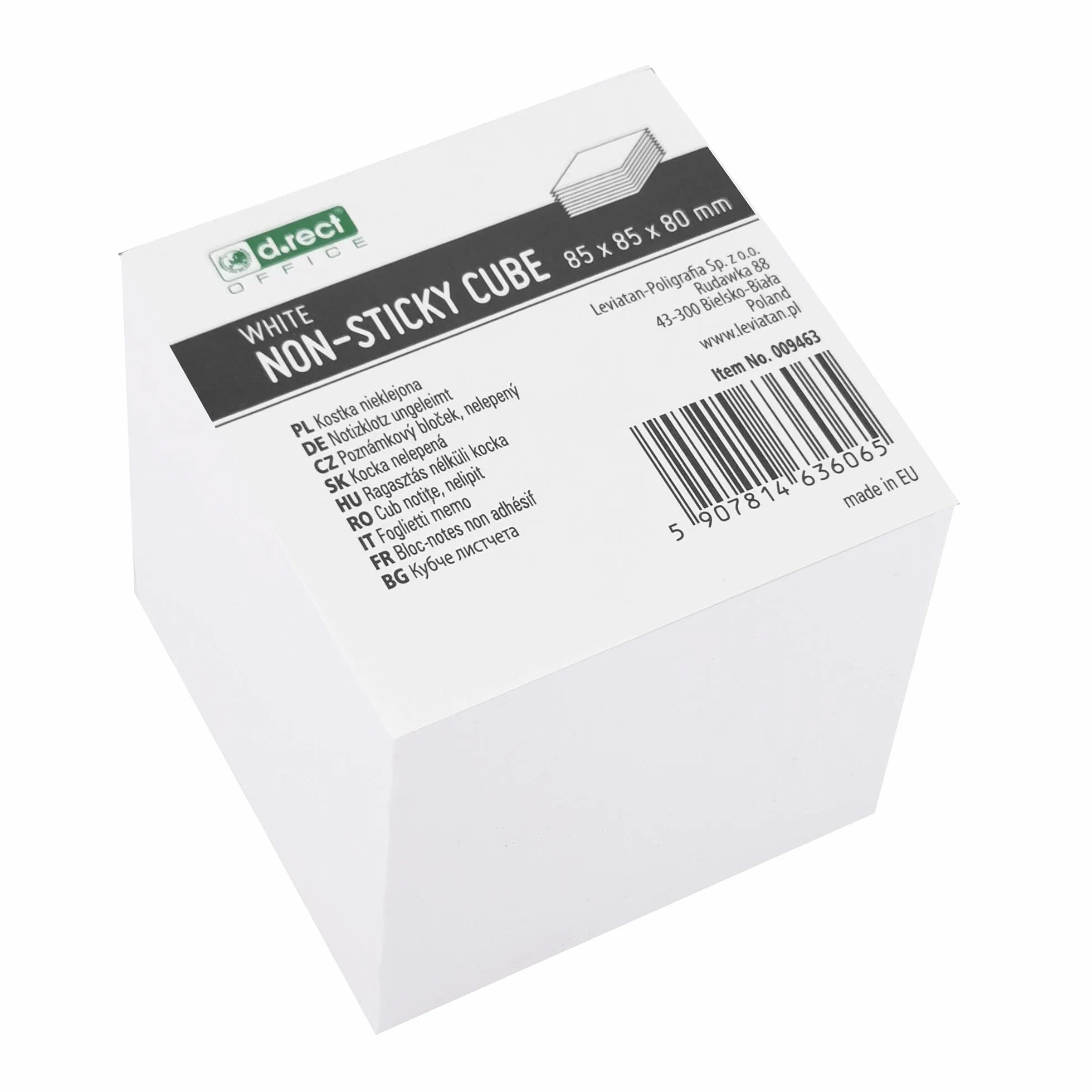 D.RECT Pudełko na karteczki z siatki z 700 arkuszami papieru do notatek (85 x 85 x 80 mm), skrzynka na karteczki o wyglądzie metalu, 95 x 95 x 80 mm, czarne