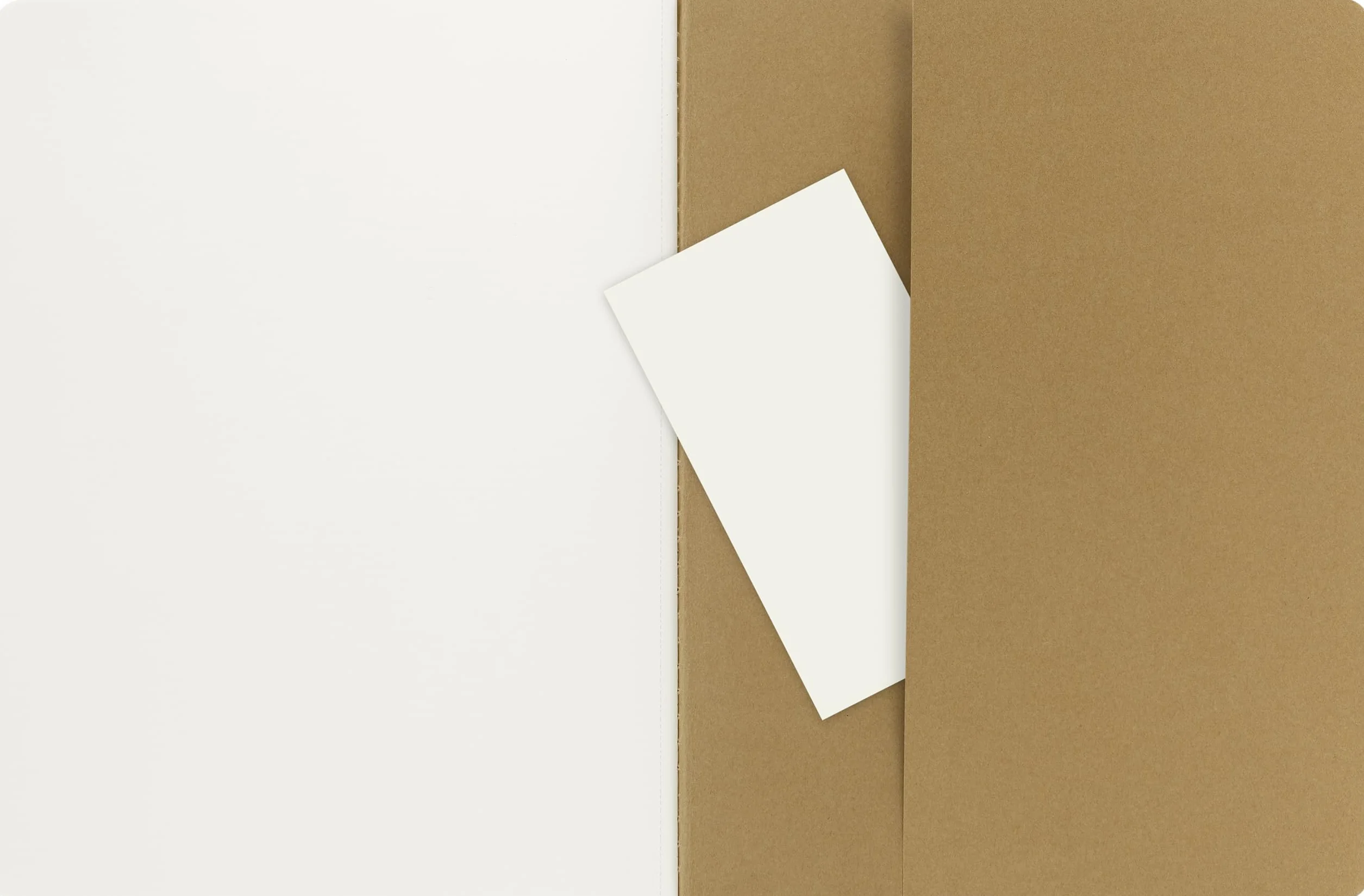 Moleskine Cahier Extra Large blanko packpapierbraun. 3er Pack