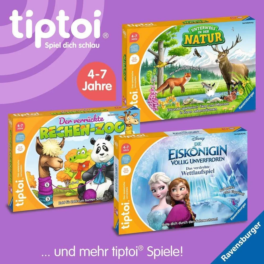 Ravensburger tiptoi 00115 - Mein interaktiver Junior Globus - Kinderspielzeug ab 4 Jahren: Entdecke spielerisch die Kontinente!