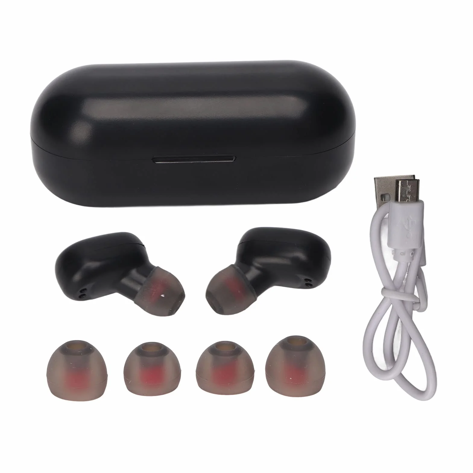 Słuchawki Douszne Tłumacza Bluetooth L13, Obsługa 84 Języków, Dwukierunkowe Tłumaczenie Bezprzewodowe (Czarny)