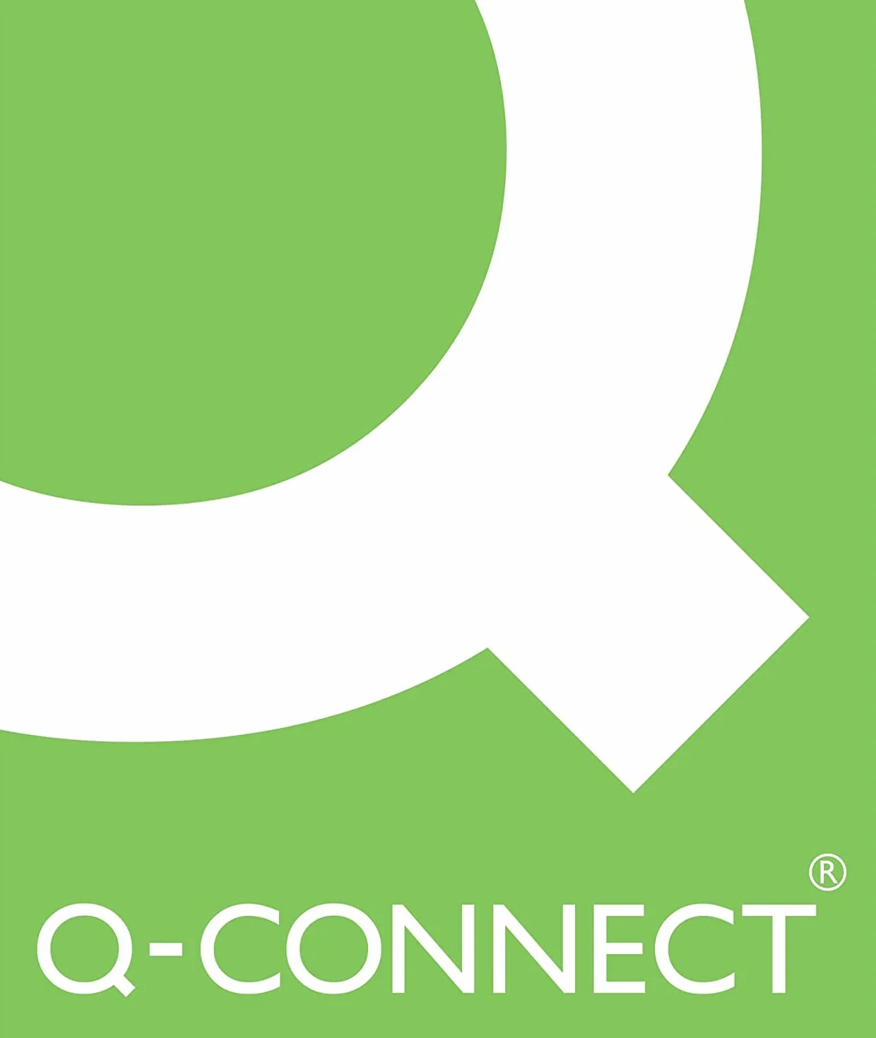 Q-Connect Plastikowa zawieszka do skarbu 152 mm - opakowanie 100 sztuk, zielona