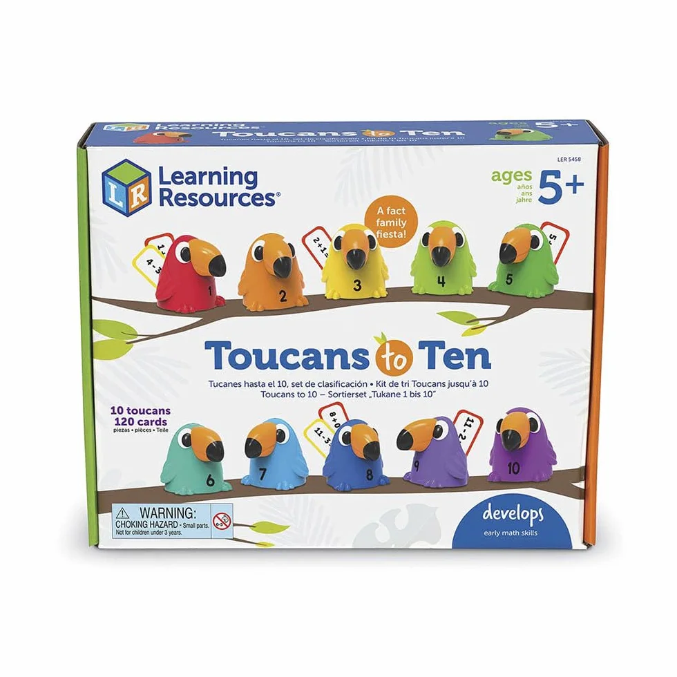 Learning Resources Tukany do 10 Klasyfikacja Zestaw