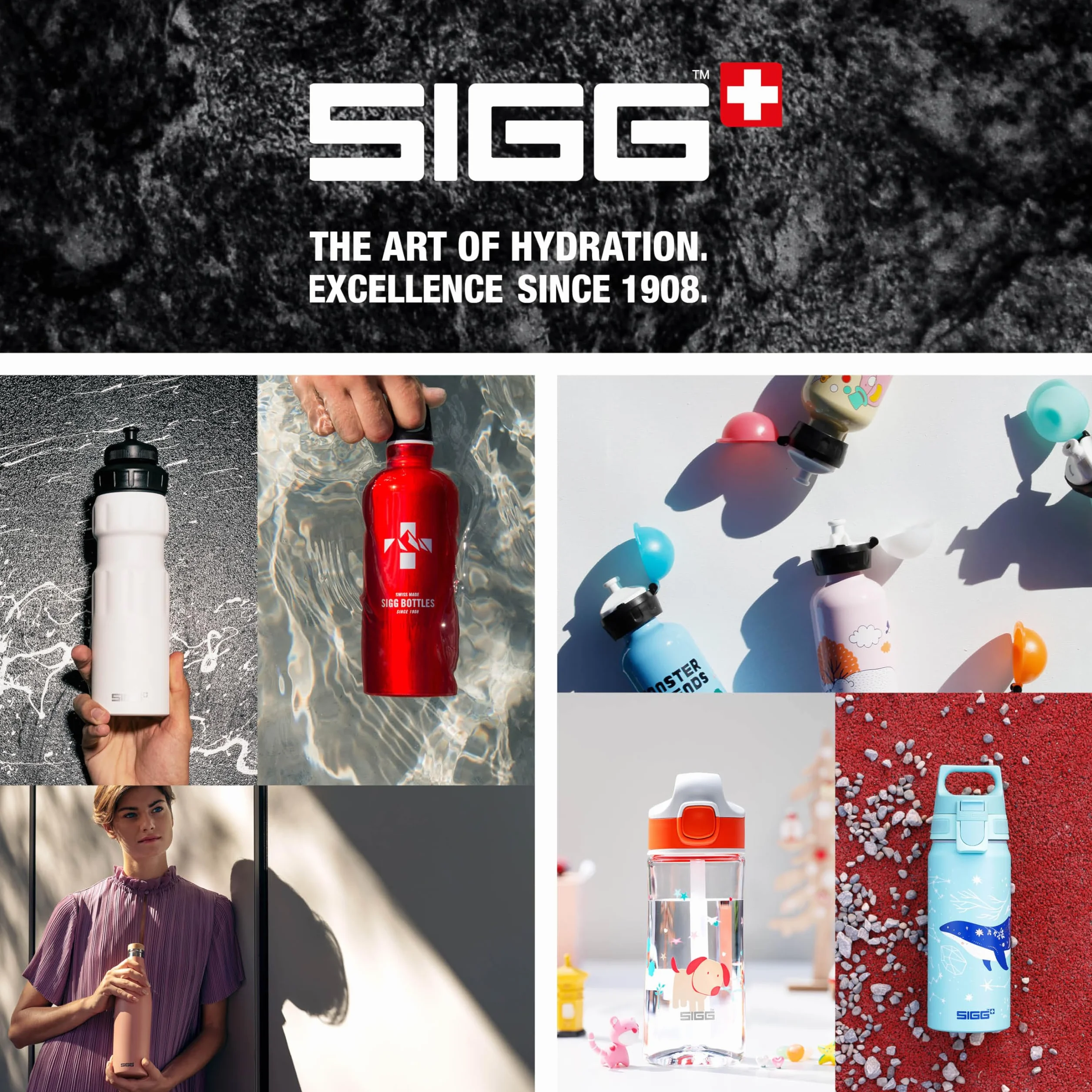 Sigg Viva One Butelka na Wodę, Tworzywo Sztuczne, Niebieski/Biały, 0.5 Litra