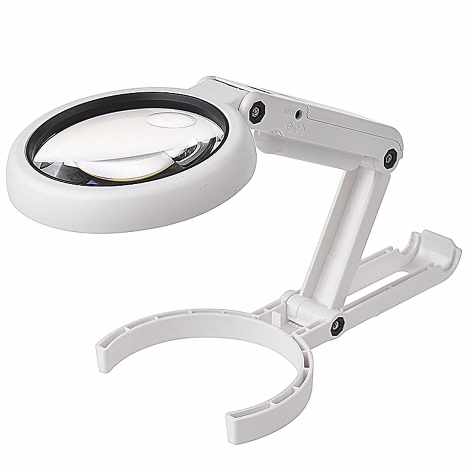 Lupa szklana lampa stołowa 5X/11X składana lupa zasilana przez USB z 8 diodami LED do czytania hobby biżuterii rękodzieła roboczego lub stołu warsztatowego