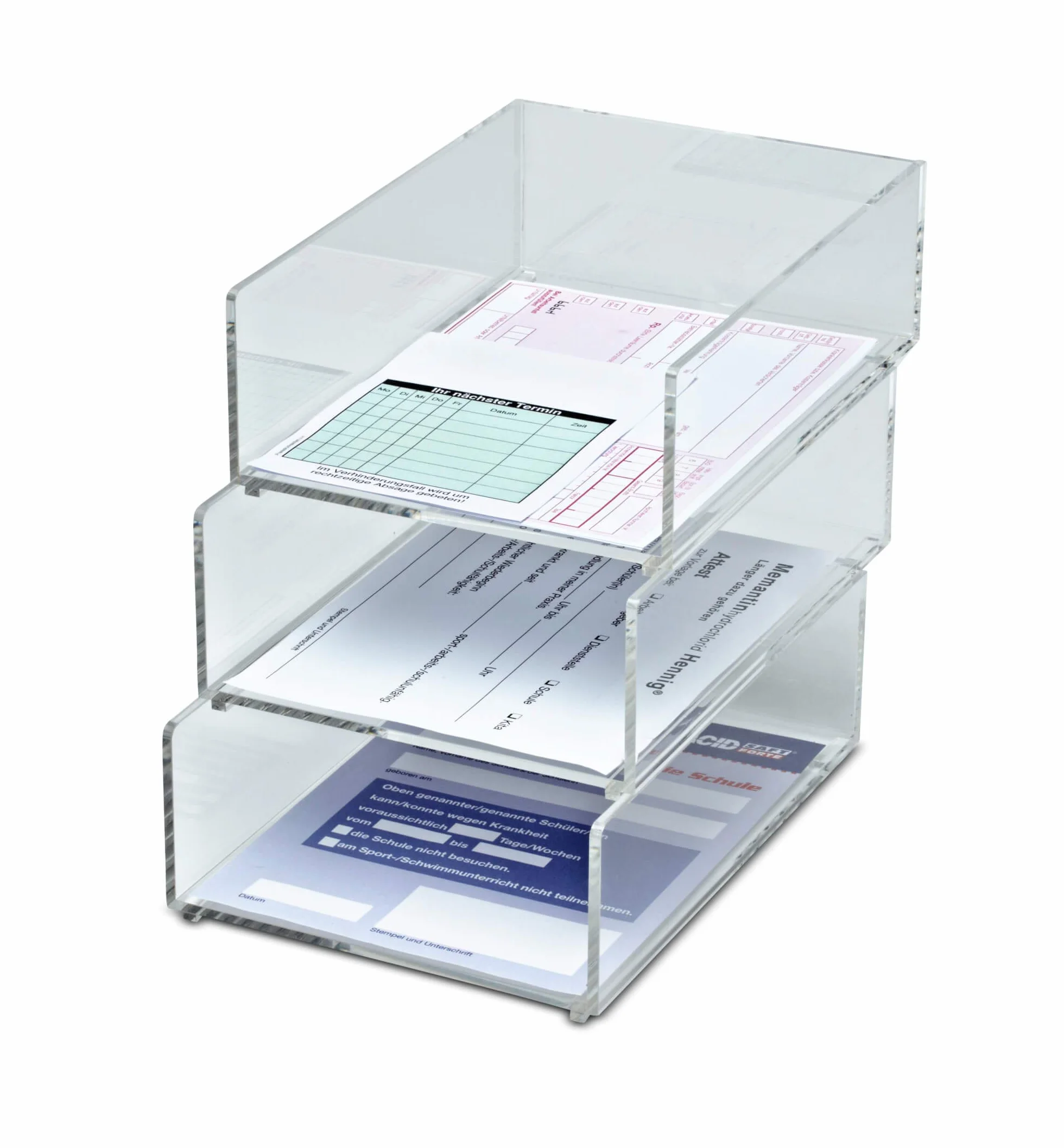 MAUL Pudełko na Karteczki Din A6 Akryl Przezroczyste 165x120x53 mm 1 Sztuka