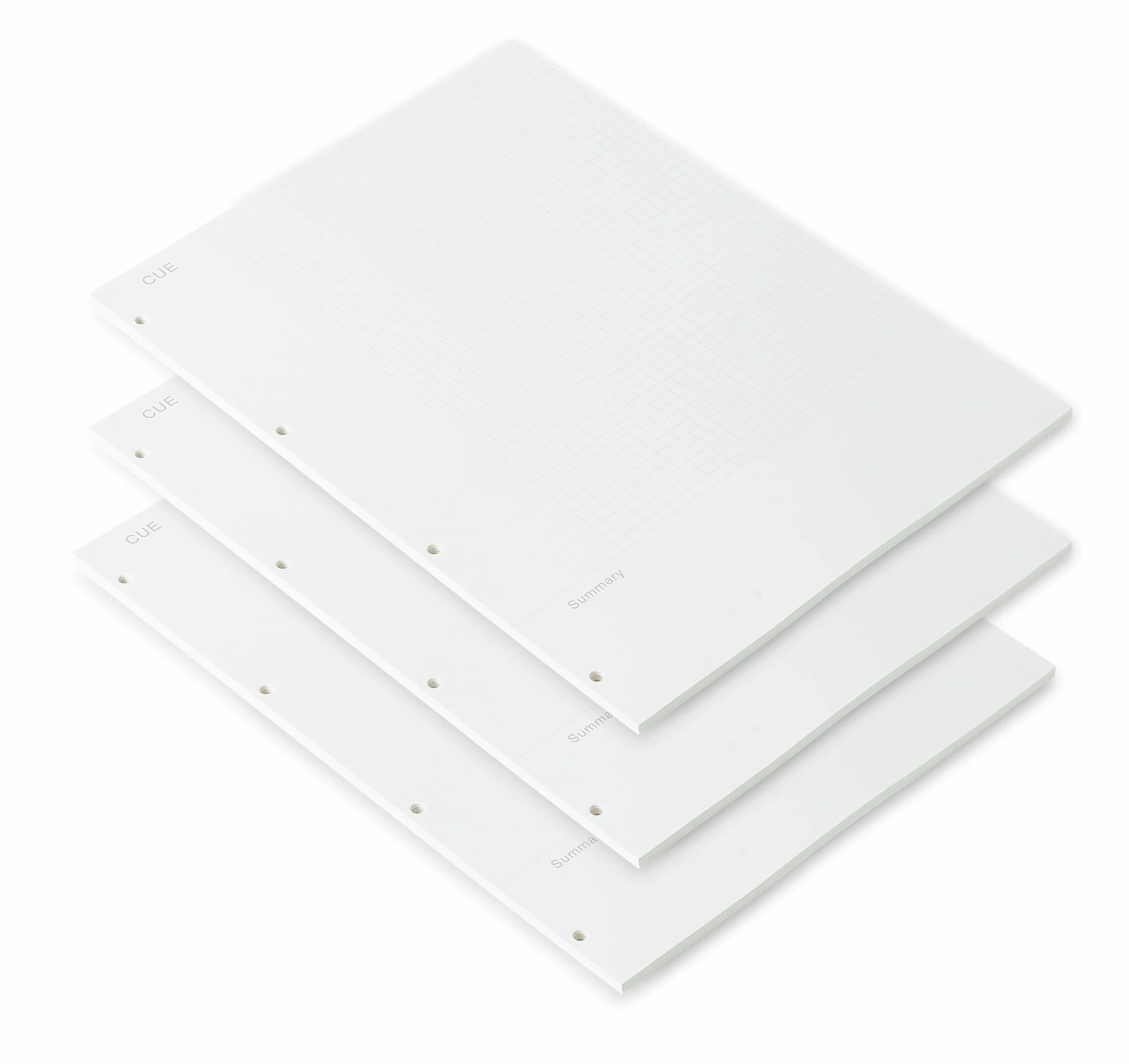 Cornell papier uzupełniający format A4, 135 arkuszy segregatora 29 x 21 cm, 100 g/m² z 4 otworami, idealny do nauki i metod nauki