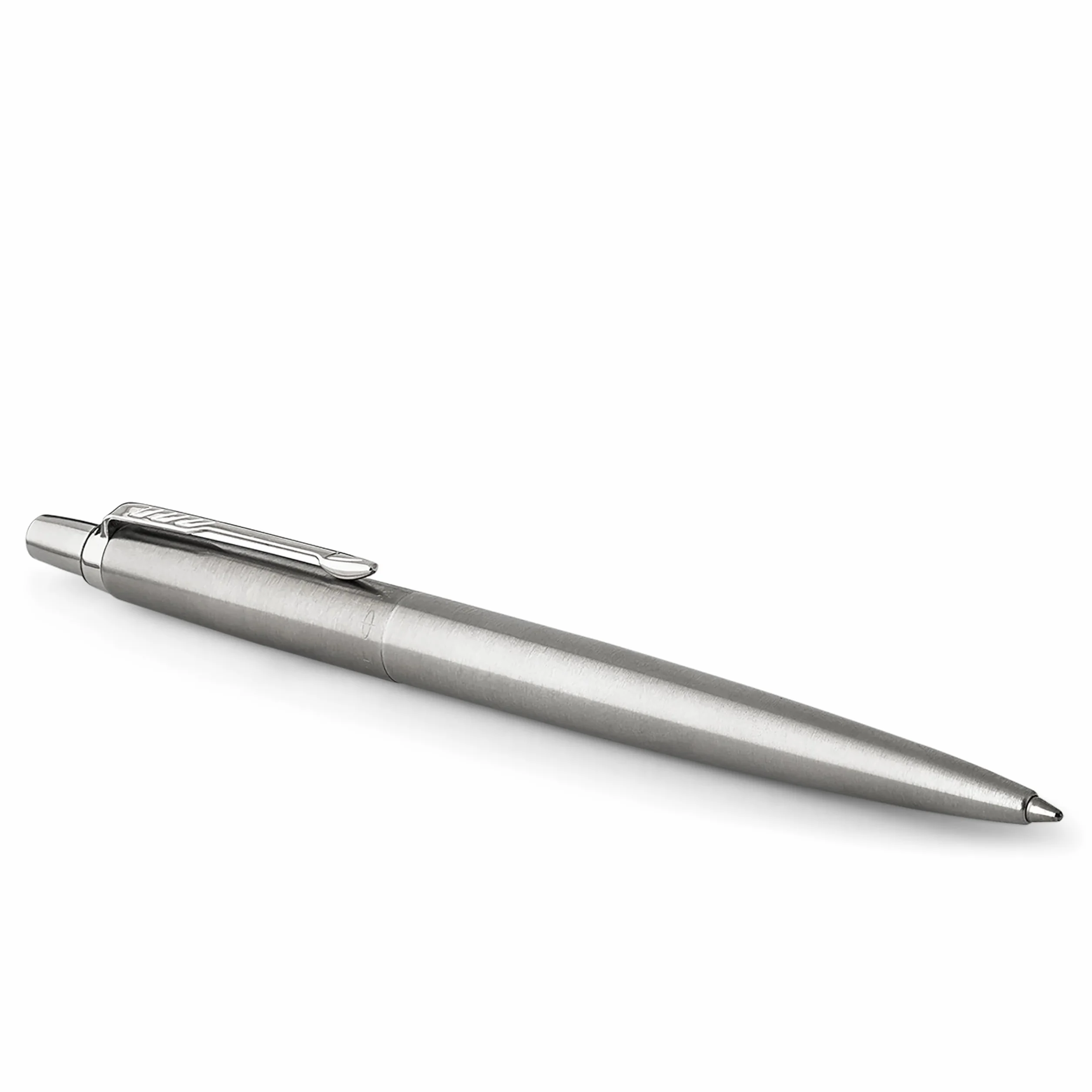 Parker Jotter 2093256 Zestaw Długopis i Ołówek, Srebrny, Niebieski Atrament, 2 Sztuki