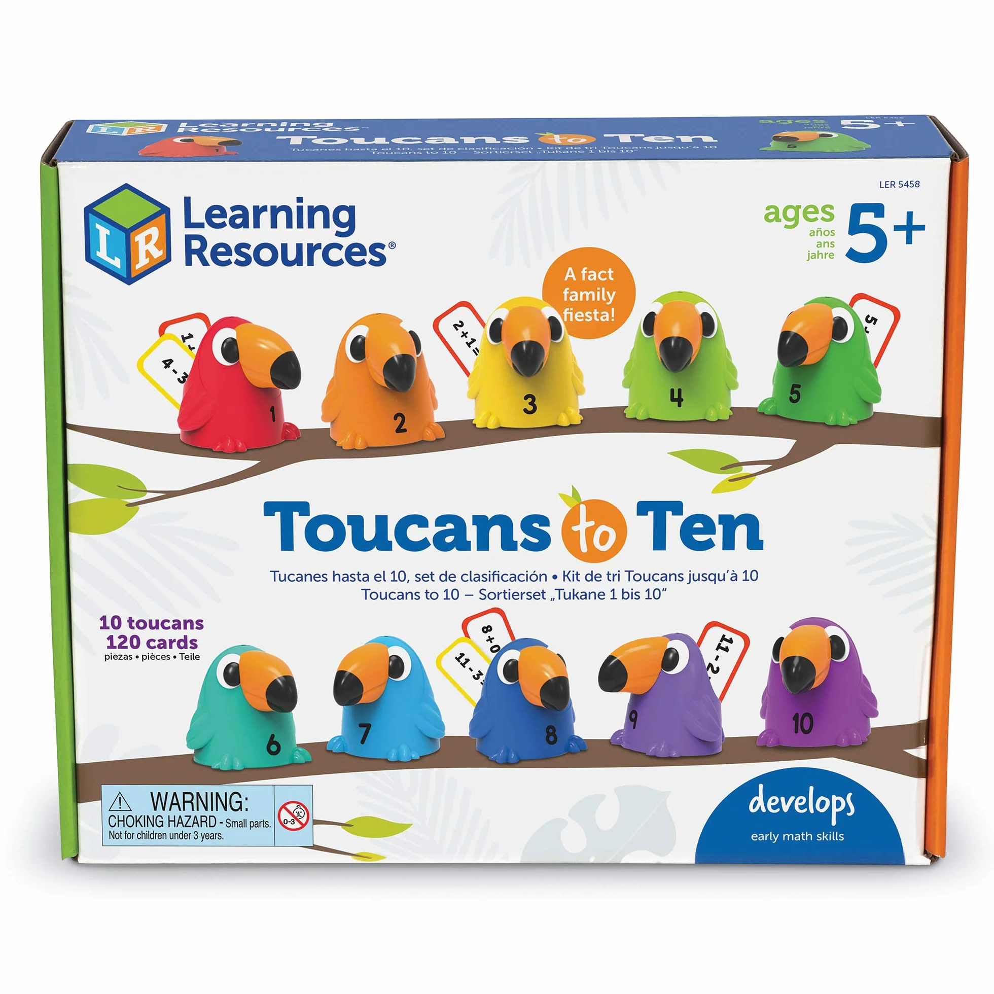 Learning Resources Tukany do 10 Klasyfikacja Zestaw