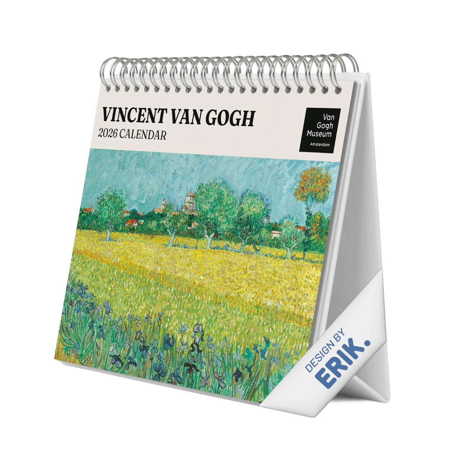 Grupo Erik Desk Calendar 2026 - Van Gogh Monthly Desk Planner, Desktop Gifts Under 10 Pounds