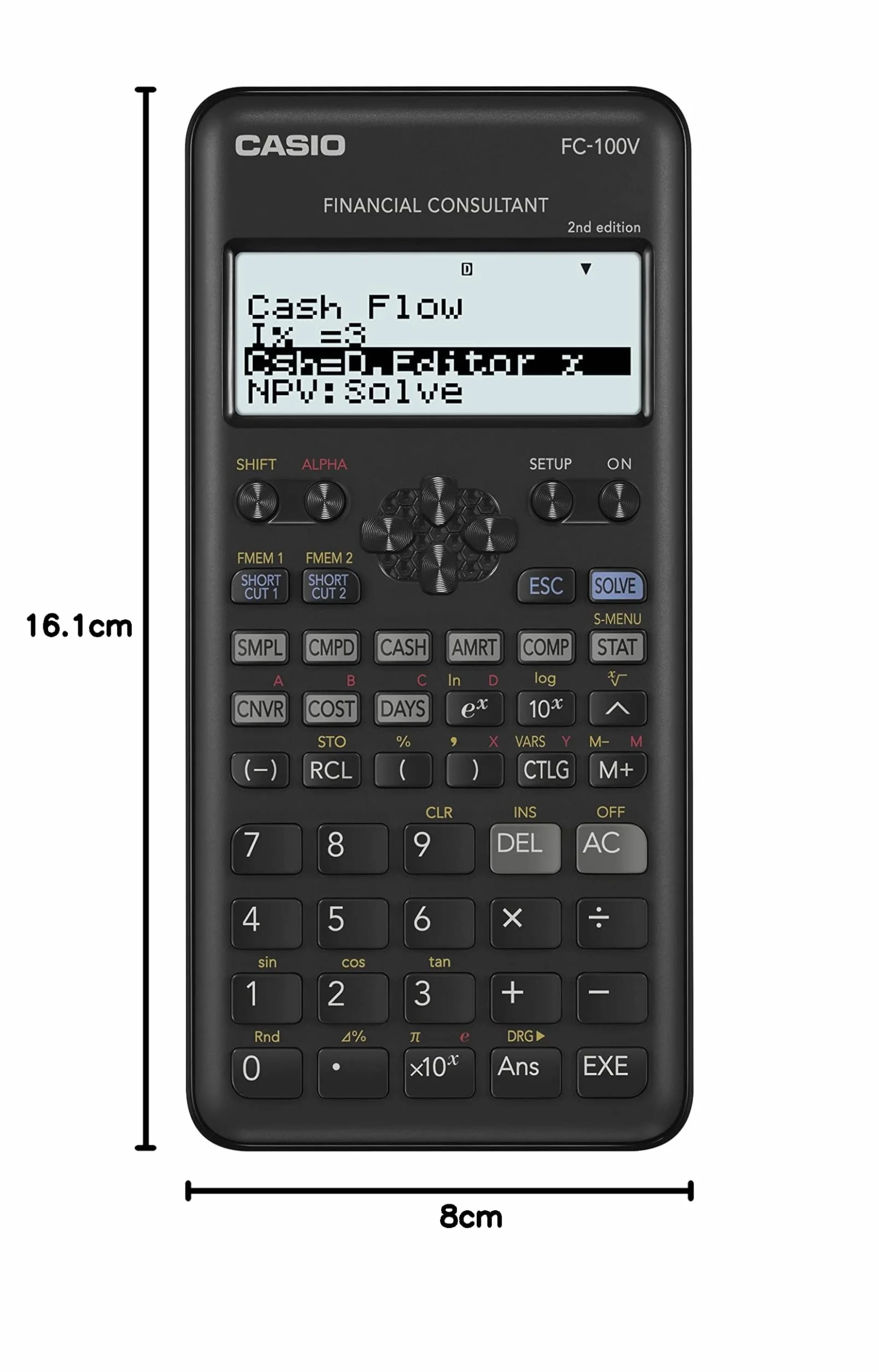 Casio FC-100V-2 kalkulator finansowy drugie wydanie