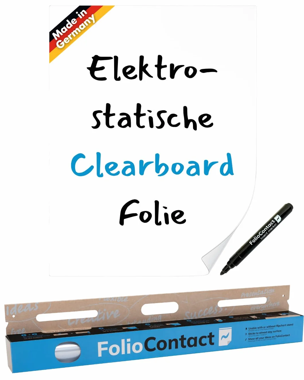 CB256080 Clearboard, 60 x 80 cm, 25 arkuszy, przezroczysty