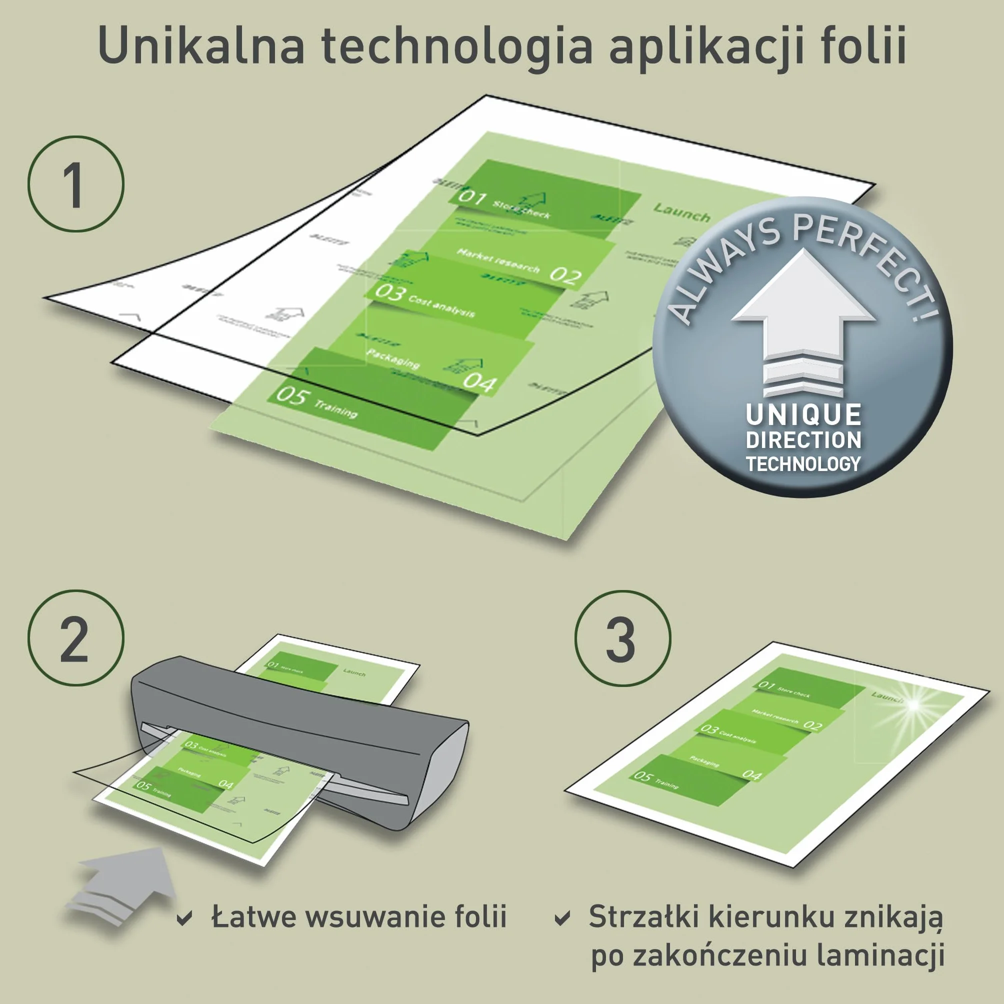 Leitz 74920000 Folie do Laminowania, Przezroczysty, A5