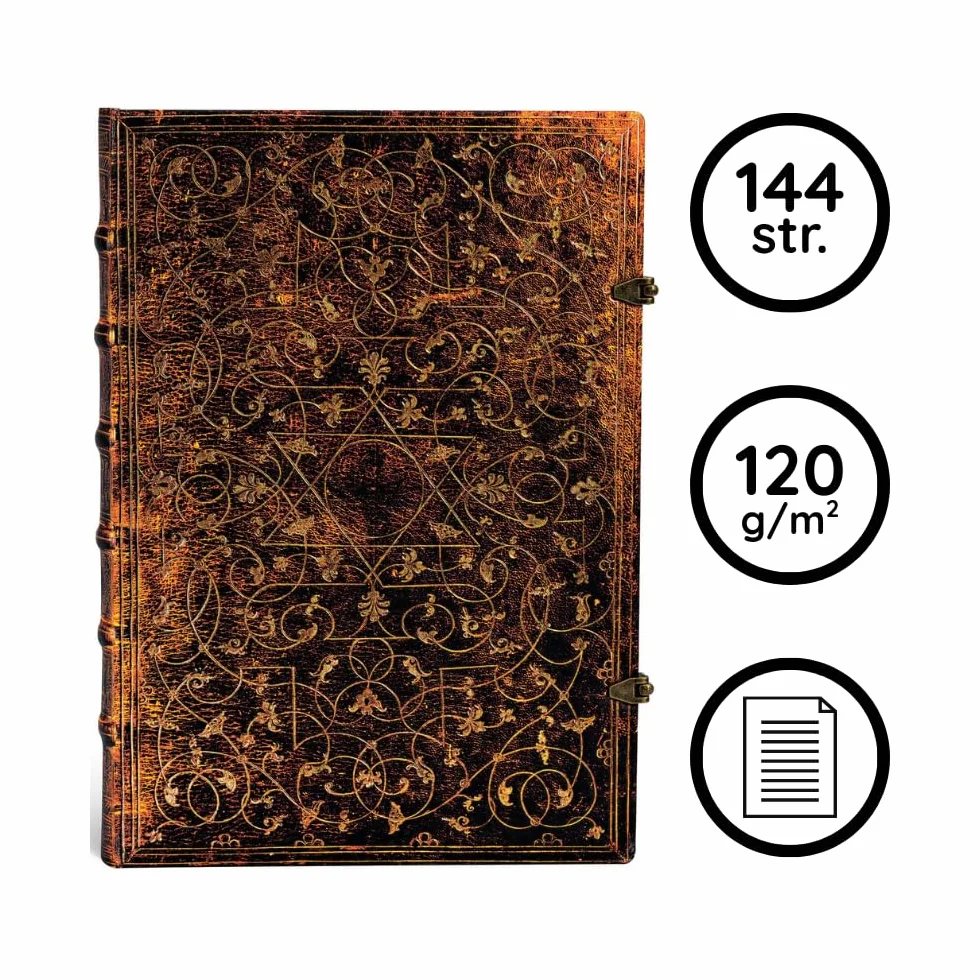 Grolier (Grolier Ornamentali) Ultra Lined Hardcover Journal