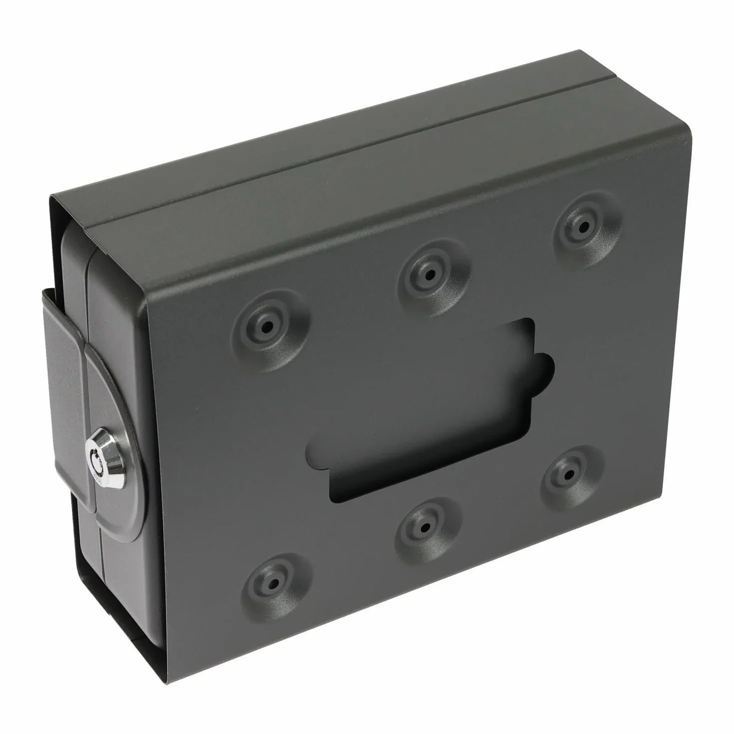 HMF 307-02 Skrzynka śrubowa przepływowa do kampera i łodzi 20 x 15,5 x 7 cm czarny