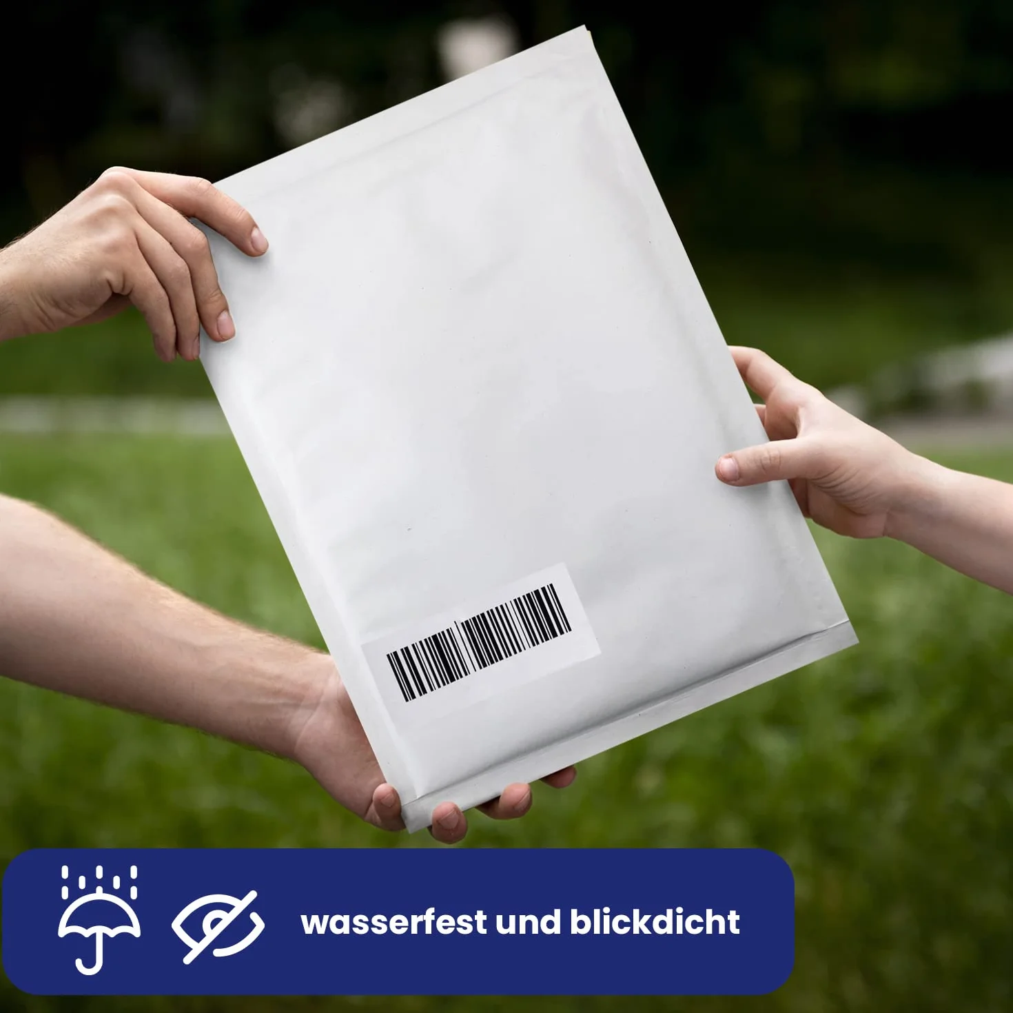 Netuno 200 sztuk torebek bąbelkowych białe A/11 (120 x 175 mm) koperty bąbelkowe koperty tapicerowane koperty z recyklingu, odporne na rozerwanie, torba wysyłkowa z folią powietrzną