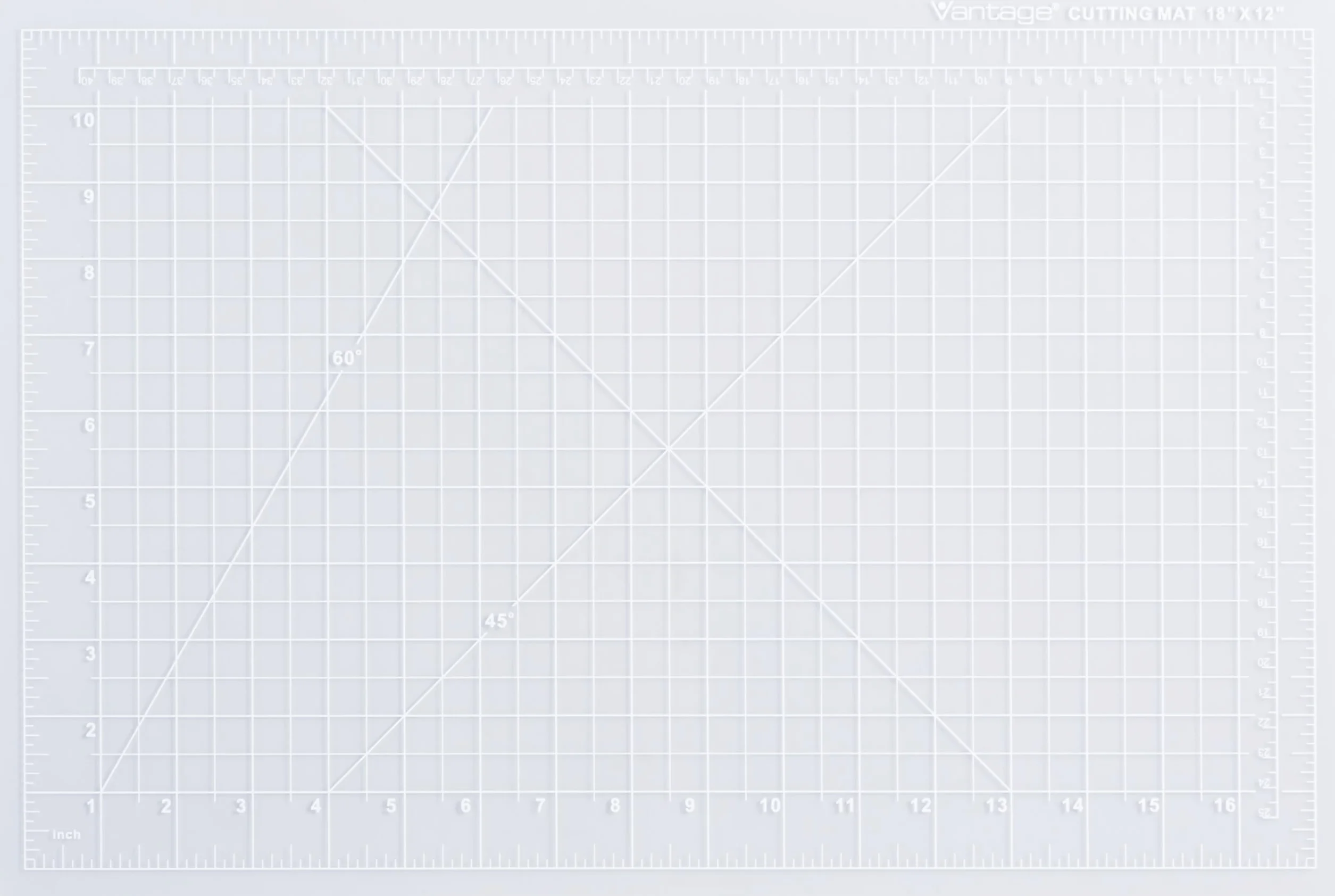 Dahle Vantage 10681 przezroczysta samoregenerująca się mata do cięcia 30 x 45 cm siatka 1/5.1 cm 5 warstw
