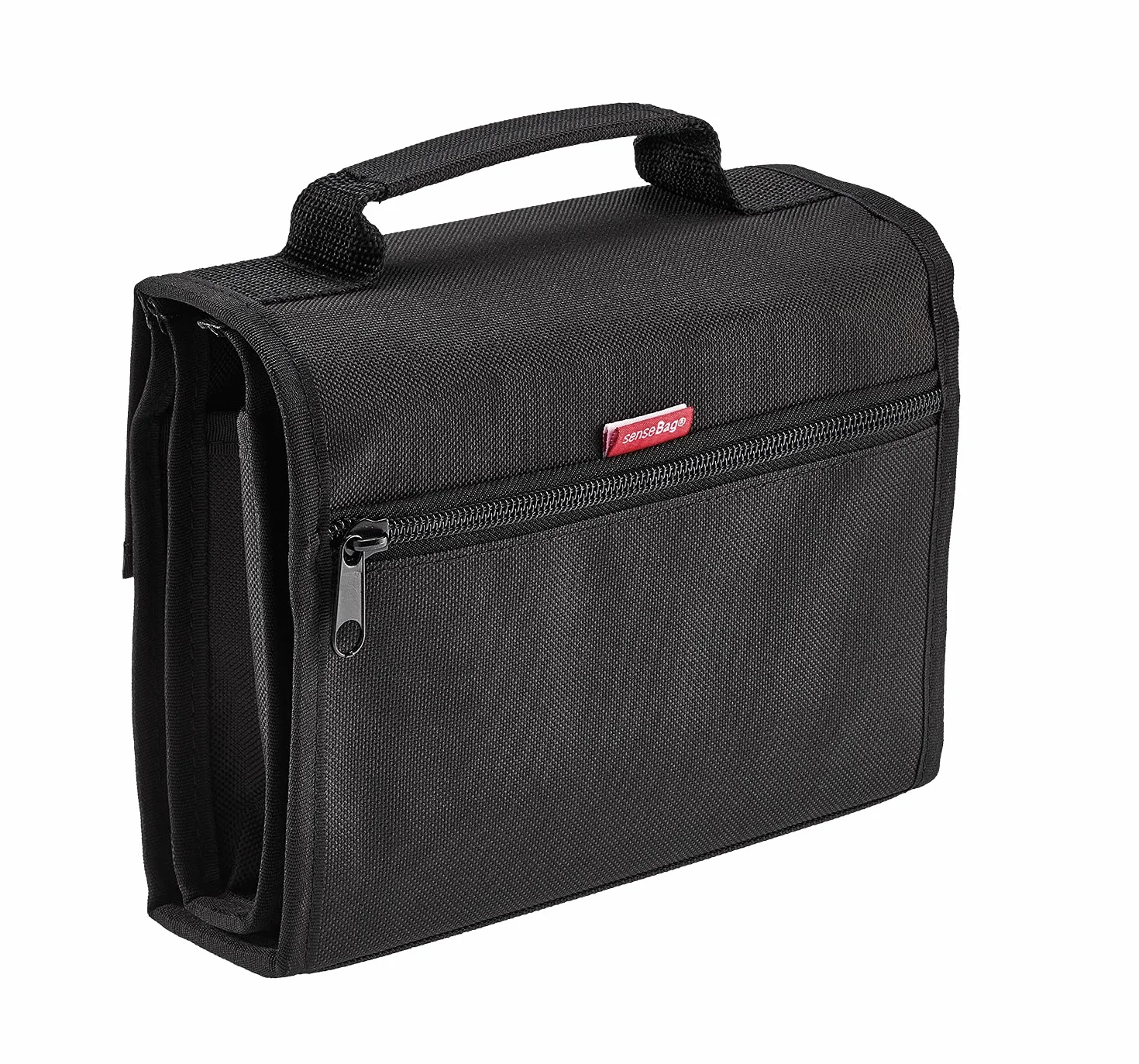 senseBag Wallet black na 36 markerów, torba z tkaniny poliestrowej z 24 kieszeniami na pisaki