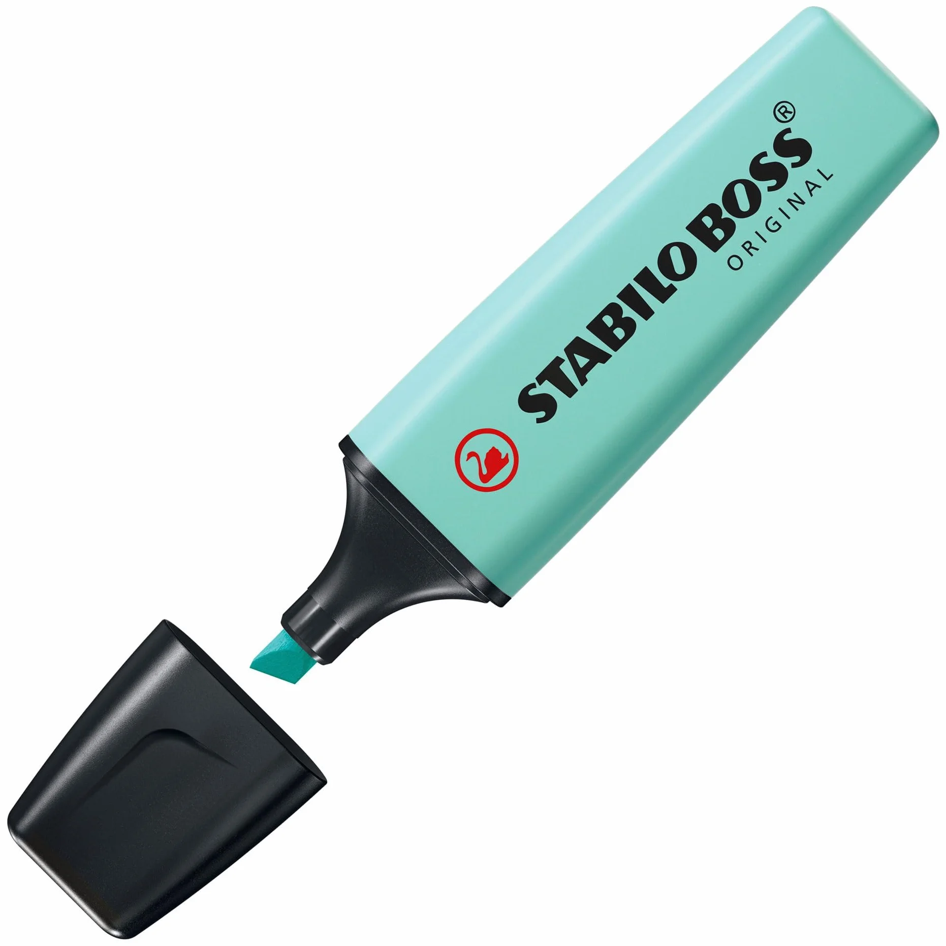 Zakreślacz - STABILO BOSS ORIGINAL Pastel zestaw 15 sztuk na podstawce (14 kolorów, 2*mglisty szary)