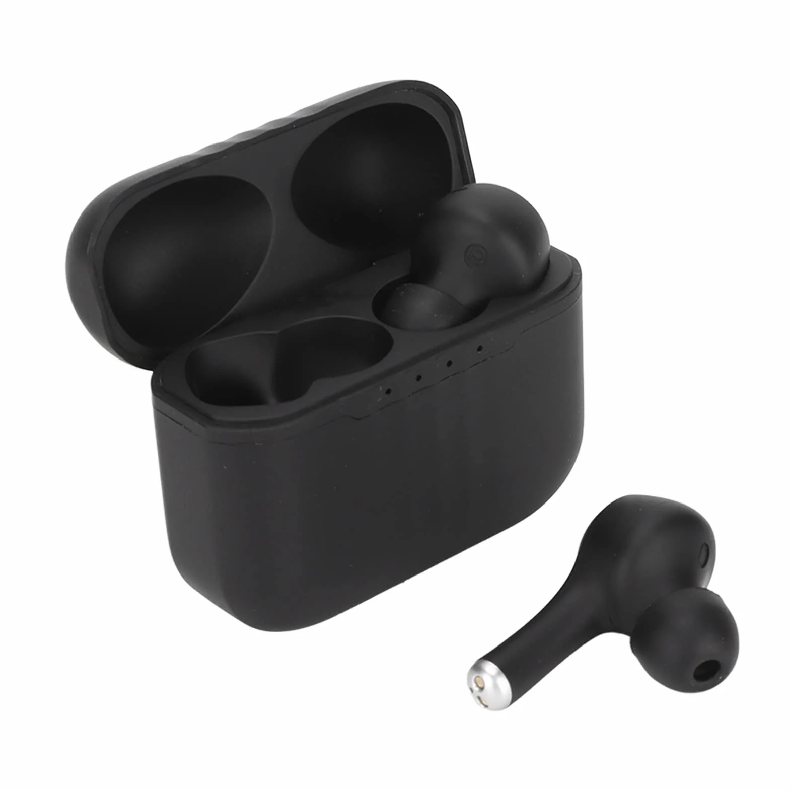 J7 Language Translator -84 Języki 5 Trybów z Bluetooth 5.2, Prawdziwe Bezprzewodowe Wkładki Douszne z Redukcją Szumów do Muzyki i Połączeń.(Czarny)