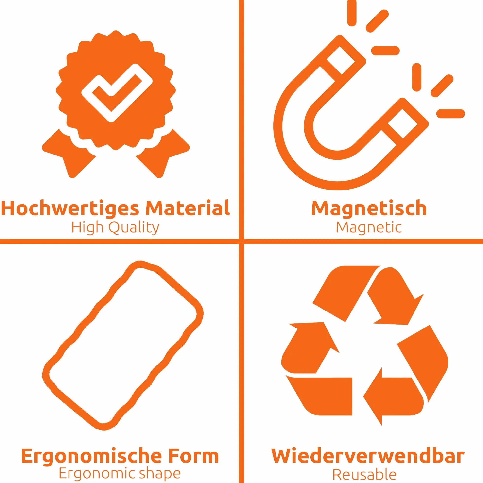 ECENCE Gąbka do tablic suchościeralnych Zestaw 2 sztuk - czyszczenie flipchartów, tablic magnetycznych - czyszczenie na sucho powierzchni metalowych - dokładne czyszczenie, czyste ręce
