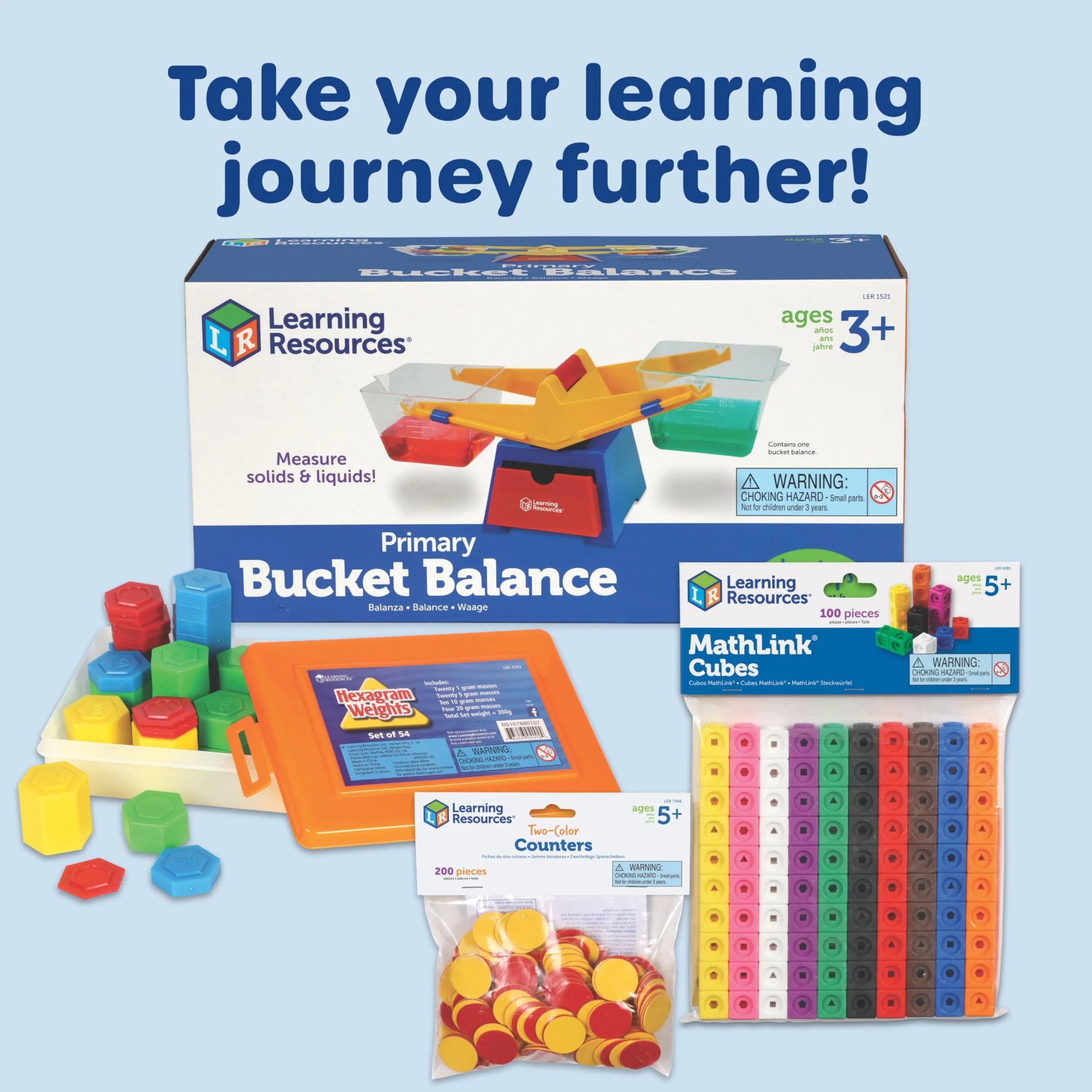 Learning Resources Podstawowy Wiaderko Saldo Zestaw