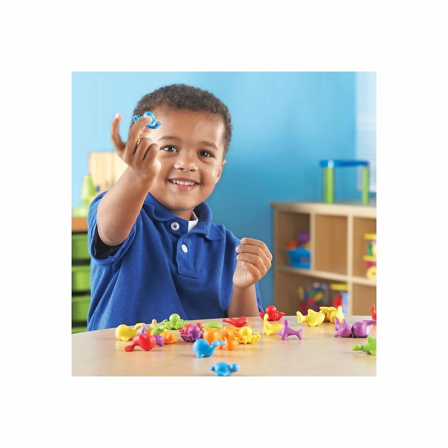 Learning Resources Under The Sea Ocean Counters Wanna 72-Kawałek Zestaw