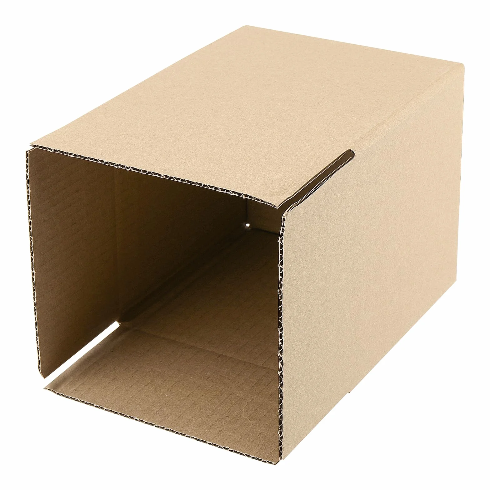 40 sztuk składanych kartonów z tektury falistej, 15 x 15 x 15 cm, kwadratowe kartony, kształt kostki, karton wysyłkowy na małe towary, brązowe