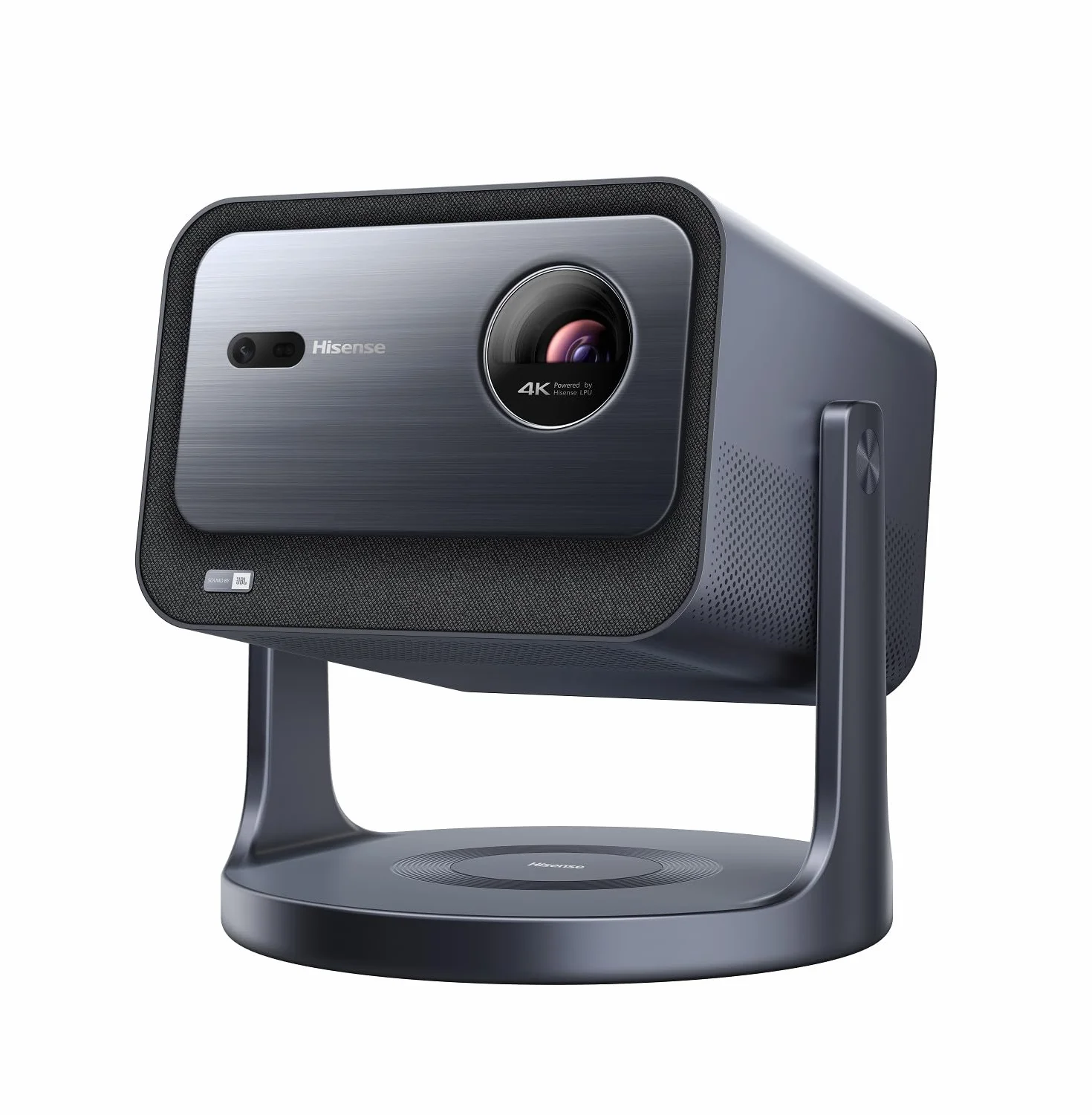 Hisense C2 Smart Mini projektor 4K UHD RGB Laser (65-300 cali), Dolby Vision, HDR, JBL Speaker, 2000 ANSI lumenów, tryb gry, obrotowa podstawa