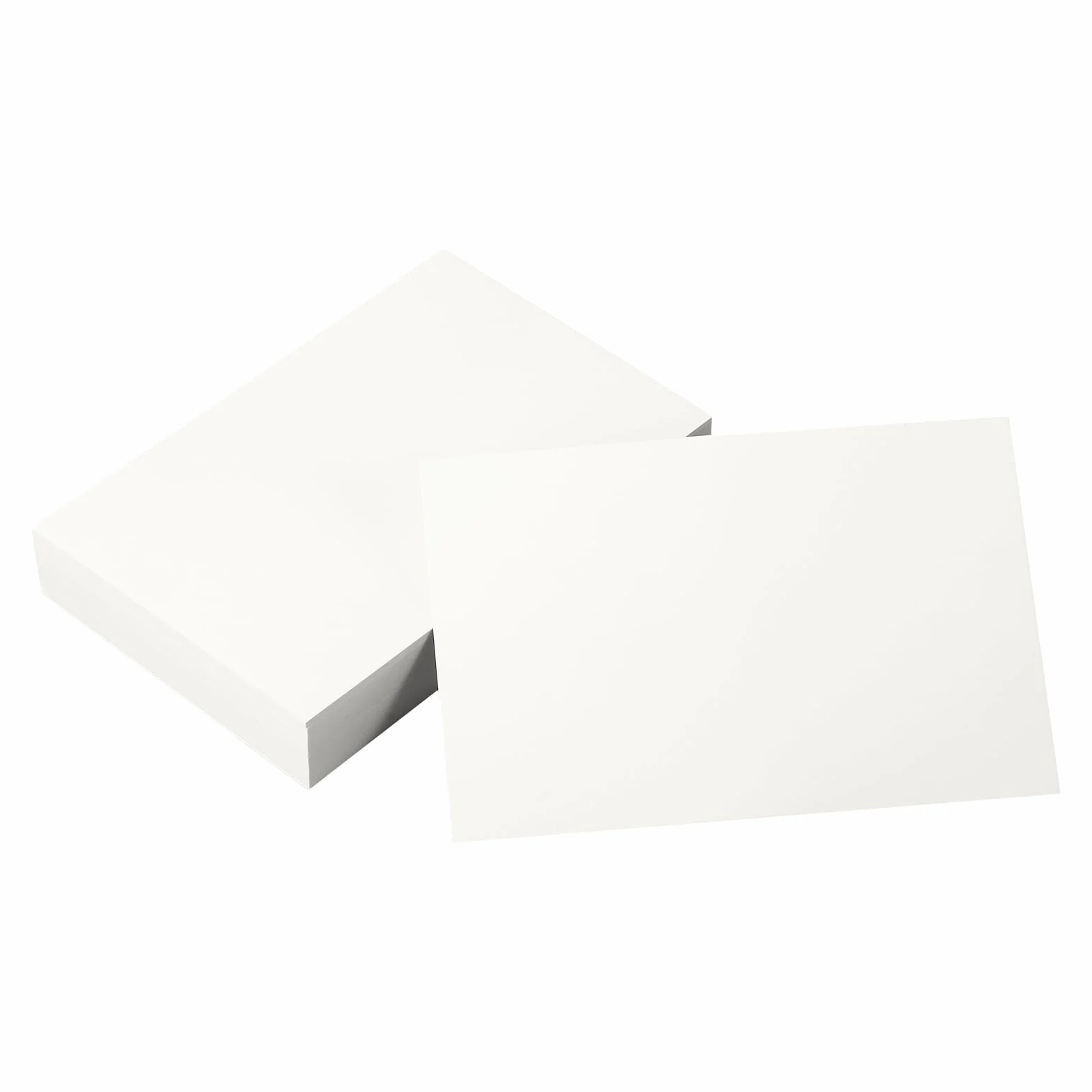 Fiszki A6 puste białe 350 g/m² 14,5 x 9,5 cm do samodzielnego ozdobienia