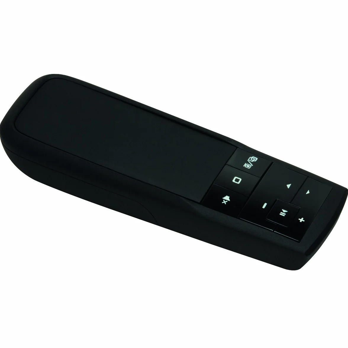 LogiLink Bezprzewodowy (bezprzewodowy) prezenter 2,4 GHz z czerwonym wskaźnikiem laserowym i przyciskami funkcyjnymi (Play/Stop, głośność +/, do przodu/do tyłu itd.), do 15 m, czarny