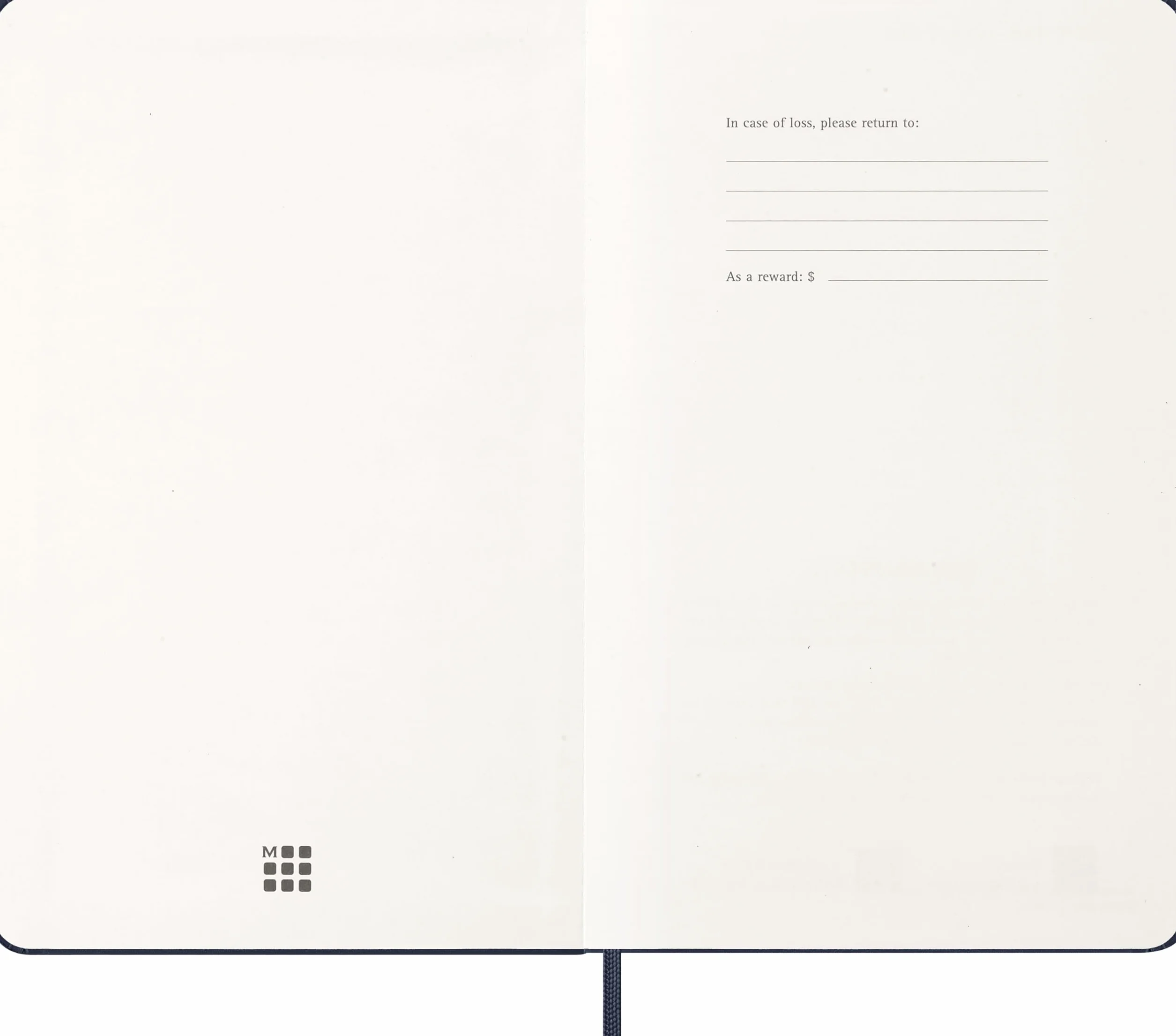 Moleskine 12 Monate Wochen Notizkalender 2026, Large/A5, 1 Wo = 1 Seite, rechts linierte Seite, Fester Einband, Saphir